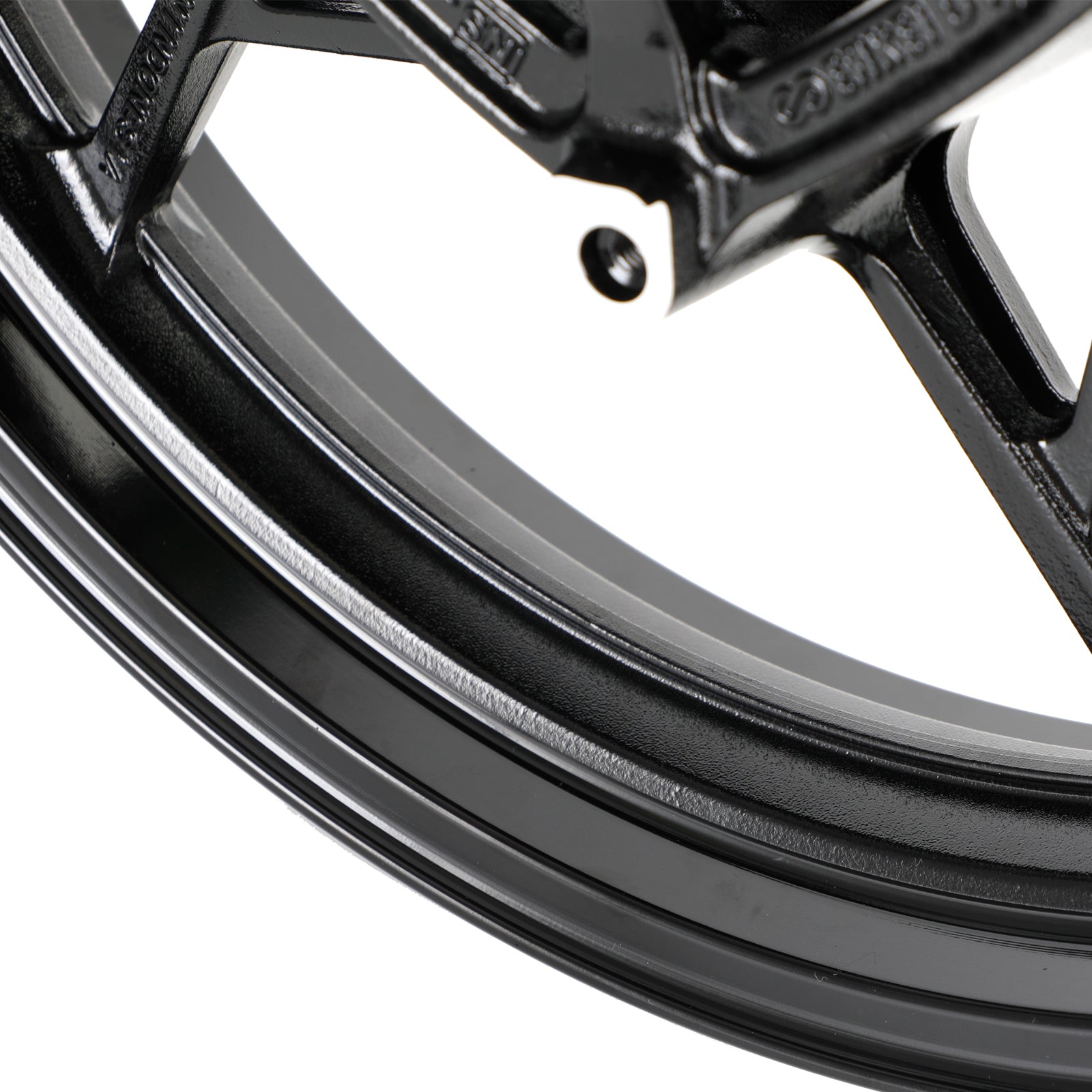 18-23 Kawasaki EX400G Ninja 400 / ABS / Z400 Glossy Black Front Wheel Rim