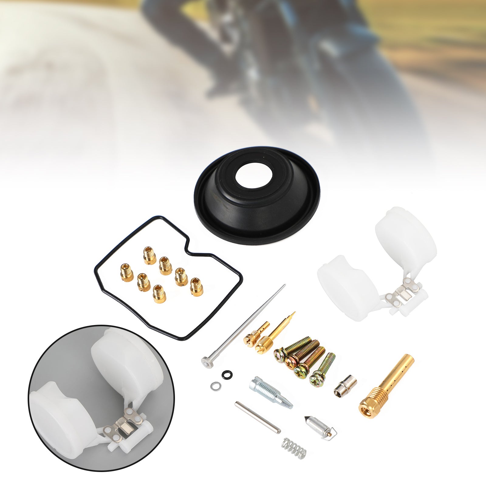 Kit de reconstruction de carburateur adapté pour ZR750 (ZR-7) 2000 ZR750 (ZR-7S) 2001-2003 générique