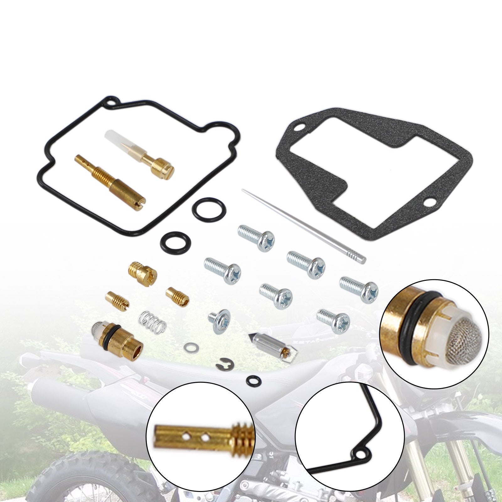 Kit de réparation de reconstruction de carburateur adapté pour Suzuki DRZ250 DR-Z250 2001-2007 générique