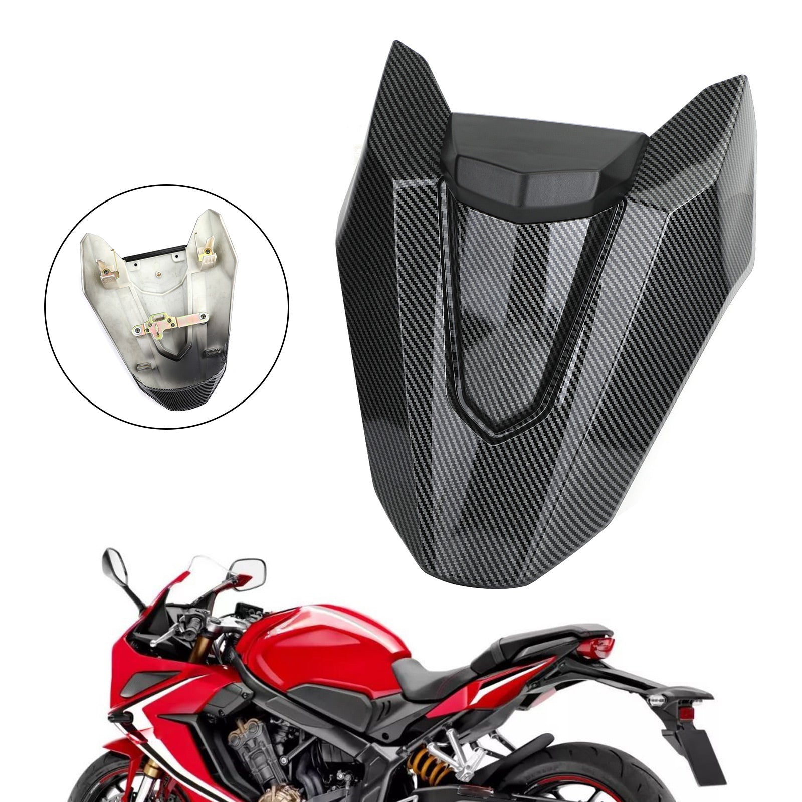 Honda CBR650R 2019-2020 Couverture de passager de siège arrière de moto Carénage de capot