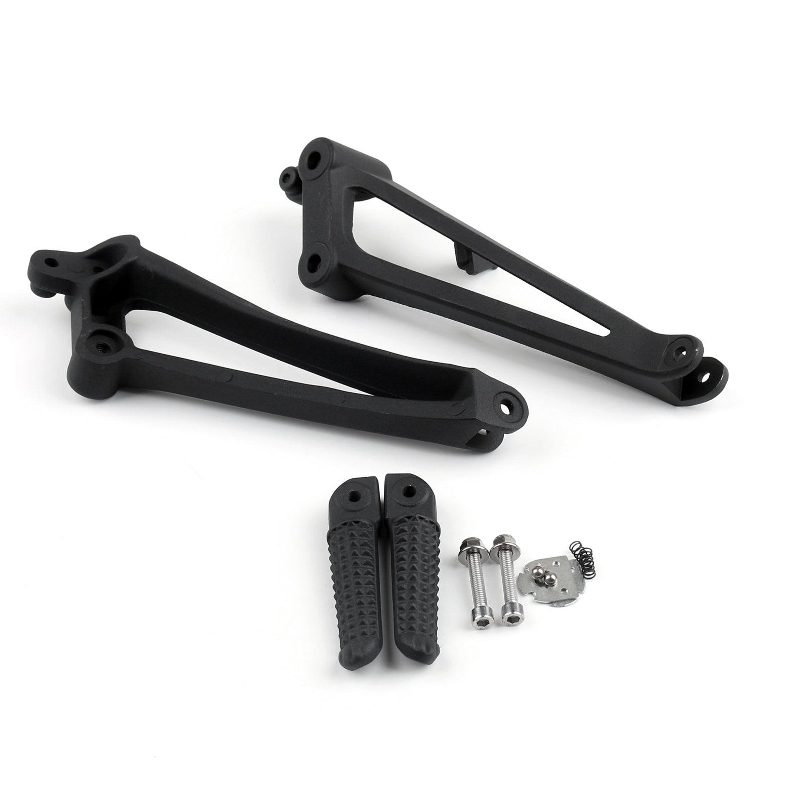 Repose-pieds pour passager arrière, supports de repose-pieds adaptés à Yamaha YZF R1 2009 – 2011, noirs