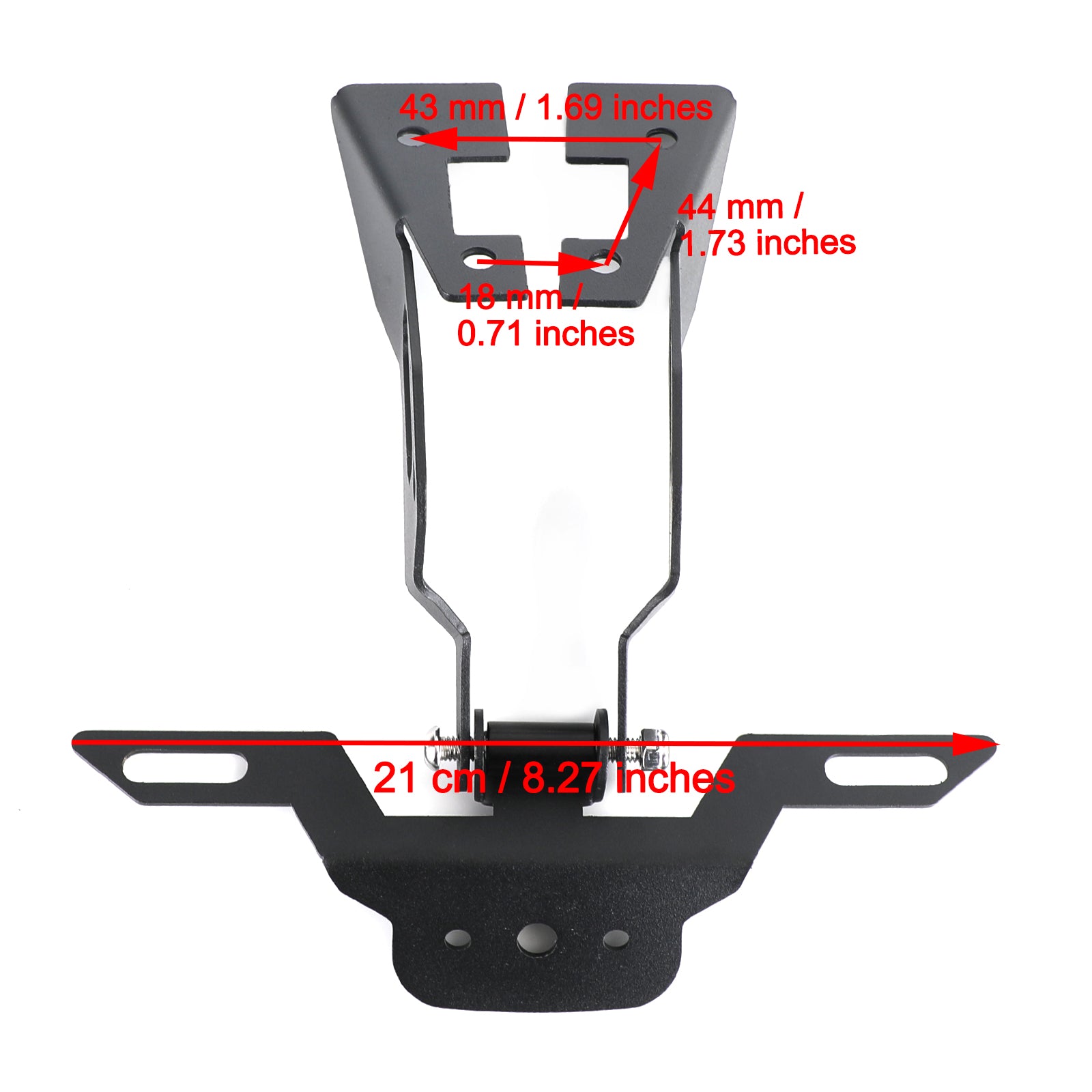 Support de cadre de support de plaque d'immatriculation adapté à Kawasaki Ninja400 Z400 2018 – 2020 générique