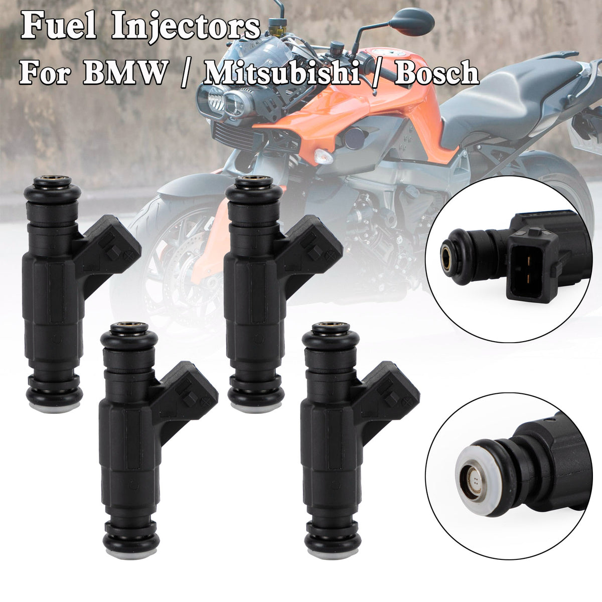 4PCS Fuel Injectors 0280155788 For BMW Motorcycles R 1100 1150 1200 Mitsubishi