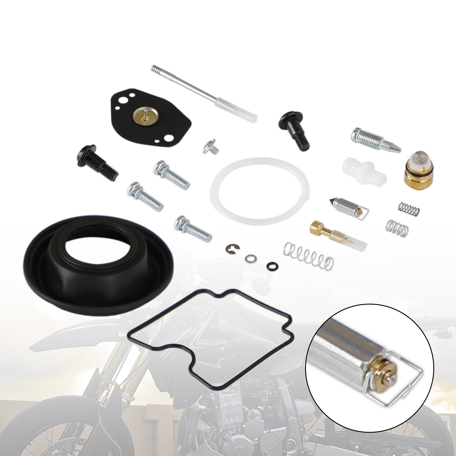 Carburetor Rebuild Repair Kit fit for Suzuki DRZ400 DRZ400E DRZ400S DRZ400SM Generic