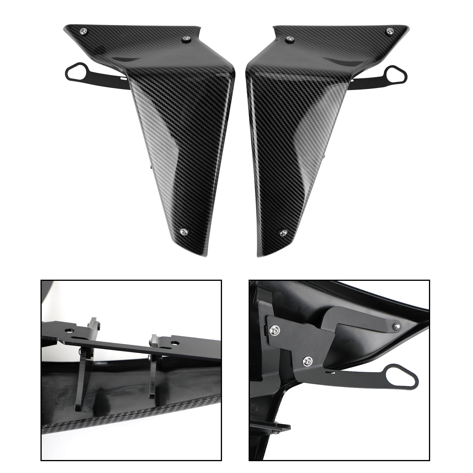 Side Spoilers Aerodynamic Wing Deflector For YAMAHA MT-09 SP FZ09 2021-2022