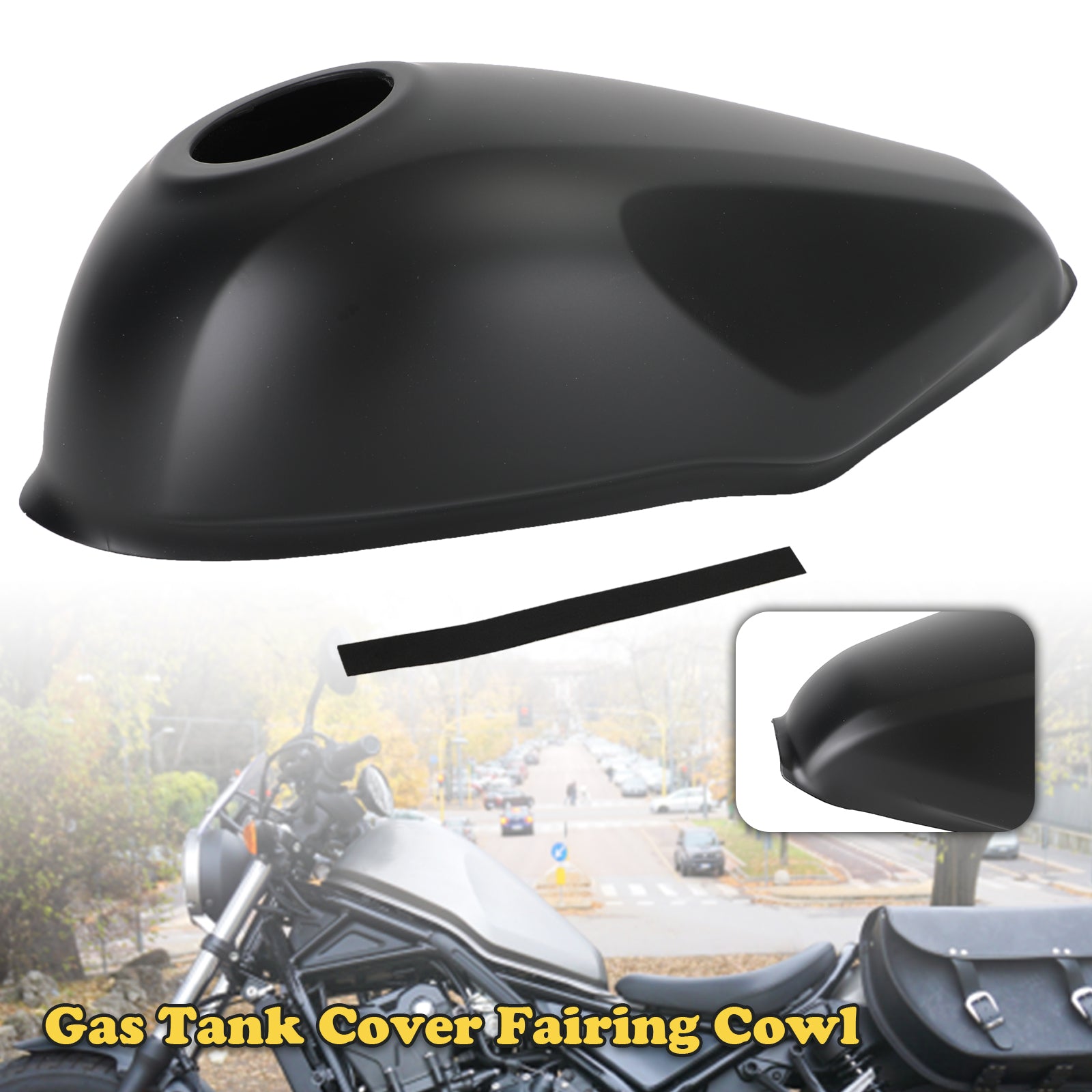 Gas Tank Cover Trim Fairing Cowl for Honda Rebel CMX300 CMX500 2017-2022 Generic