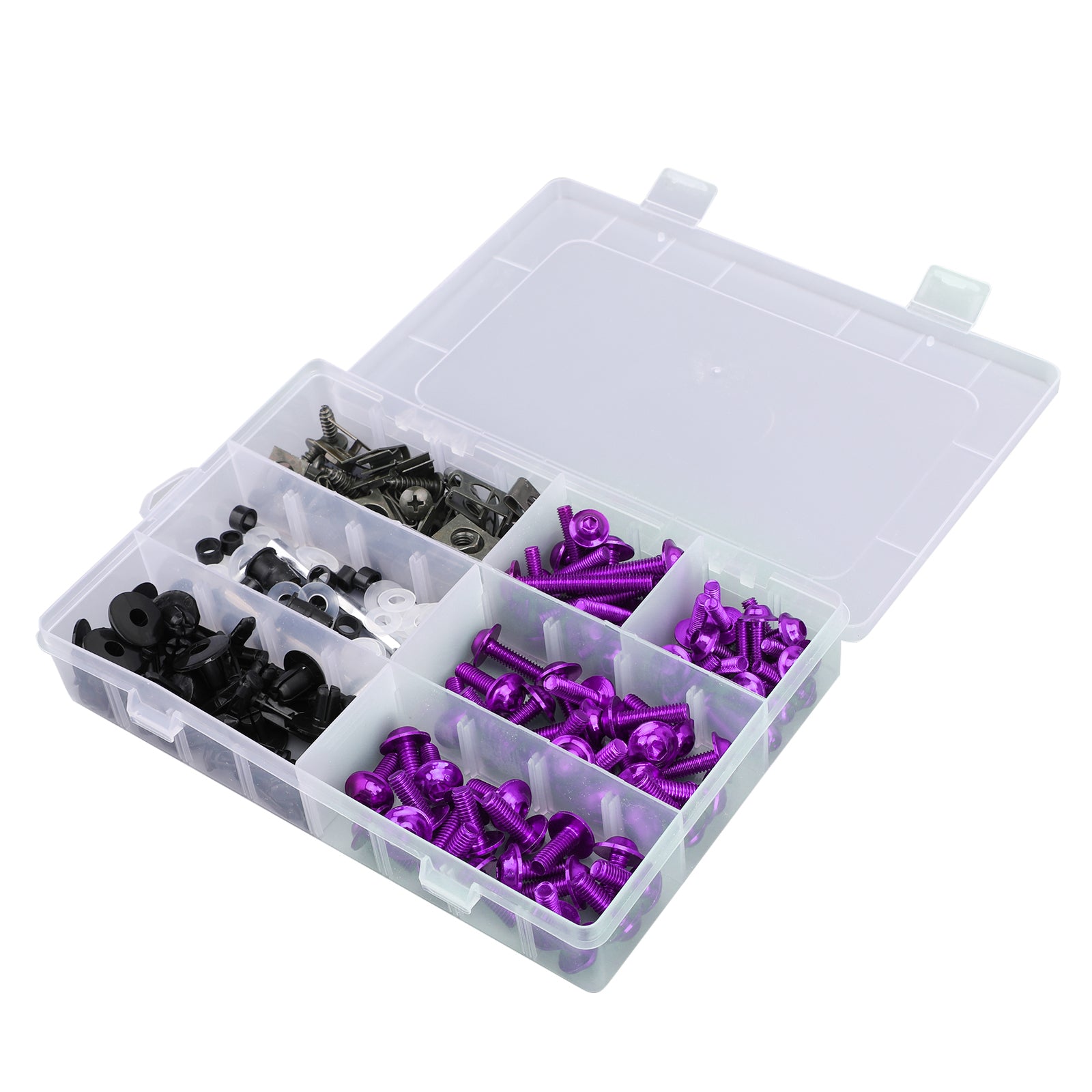 Purple Fairing Bolts Screws Bodywork Kit