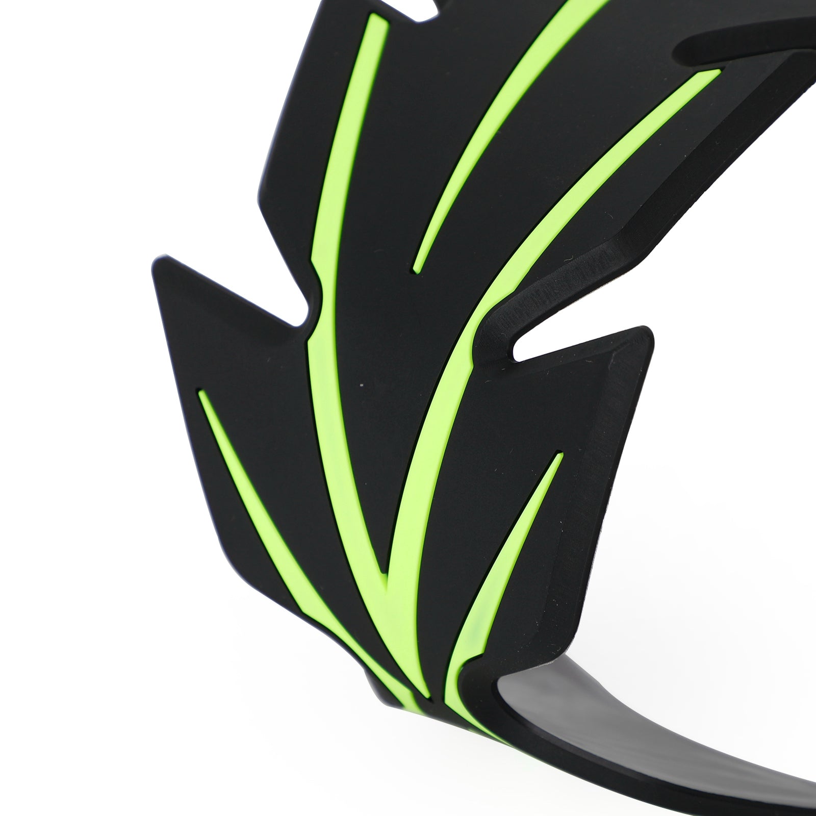 Decalcomania protettiva in gomma per protezione serbatoio moto nero verde per Kawasaki Ninja