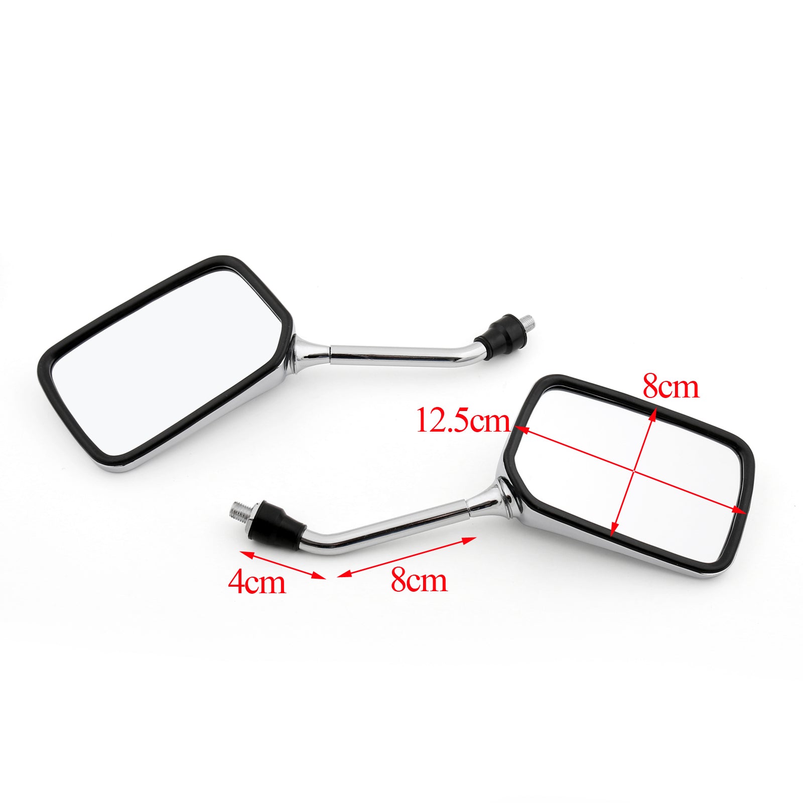 1 Pair Motorcycle Rearview Side Mirrors For Honda CB400 CB750 CB1000 CB1300 Generic