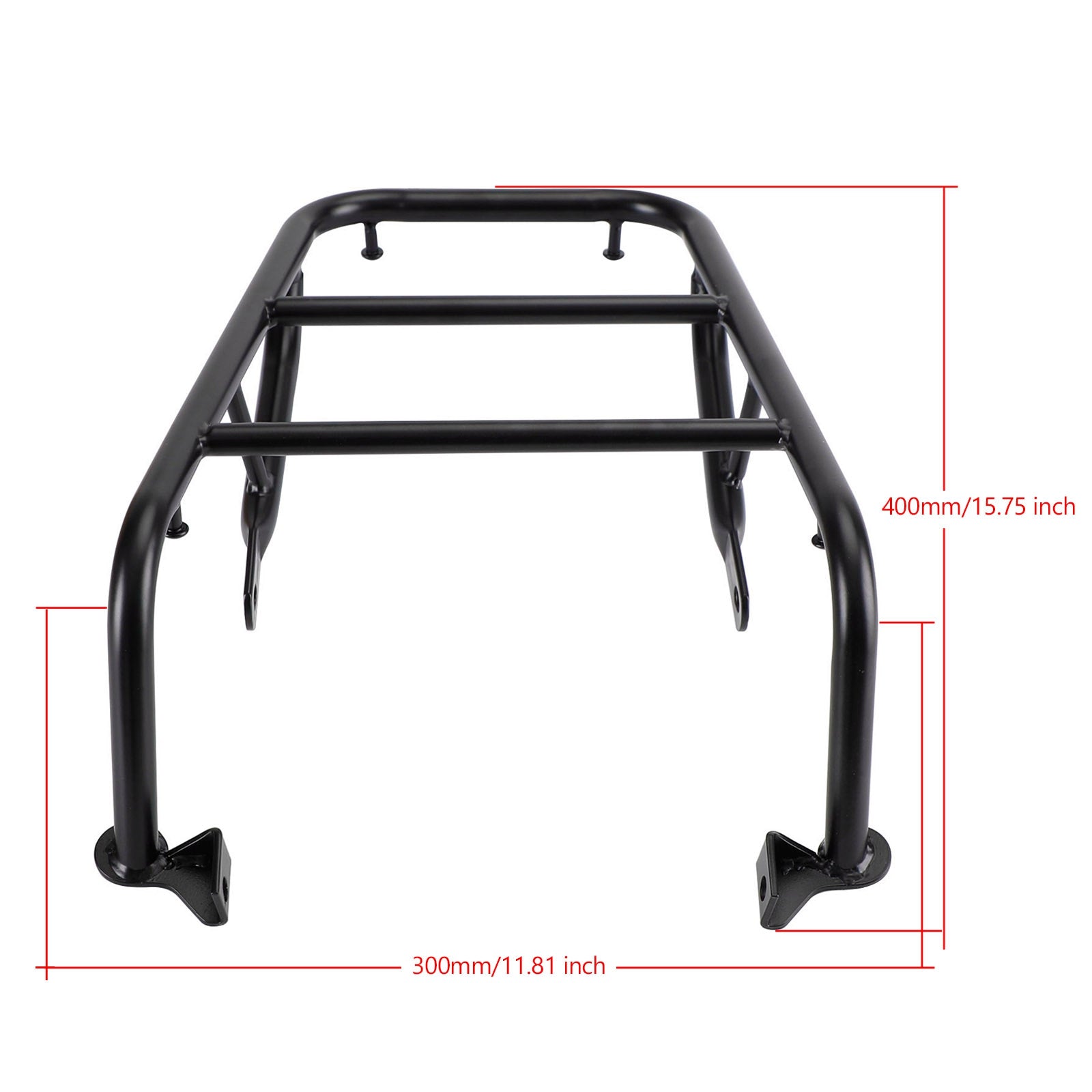 Portaequipajes trasero para Yamaha XT250 XT 250 2008-2022 Portaequipajes negro