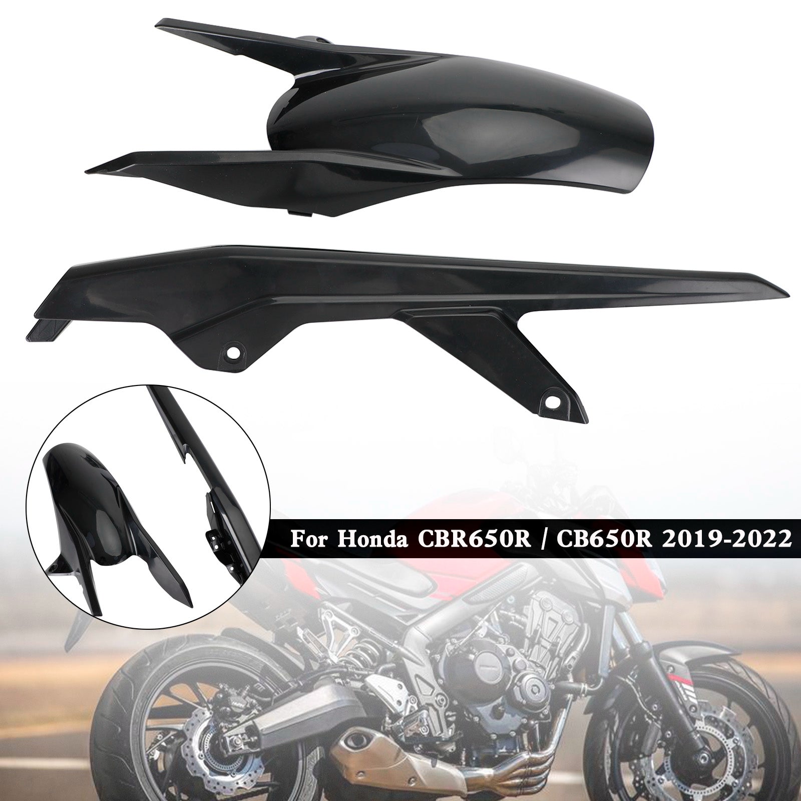 Rear Fender Mudguard Fairing Cowl For Honda CBR650R CB650R 2019-2022