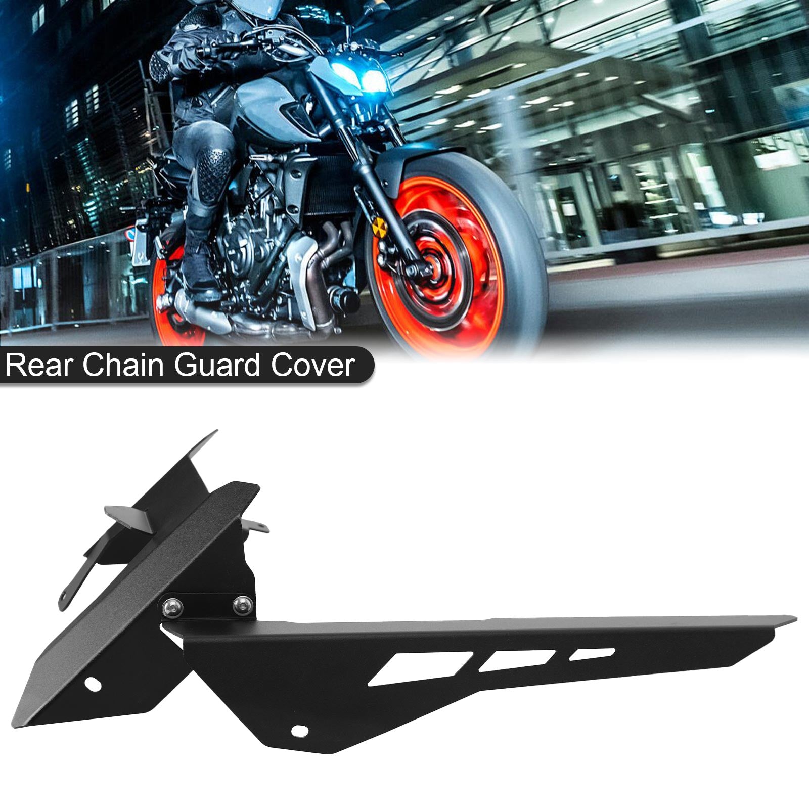 CNC Rear Chain Guard Protector Cover for Yamaha MT-07 FZ-07 2021-2022 Generic