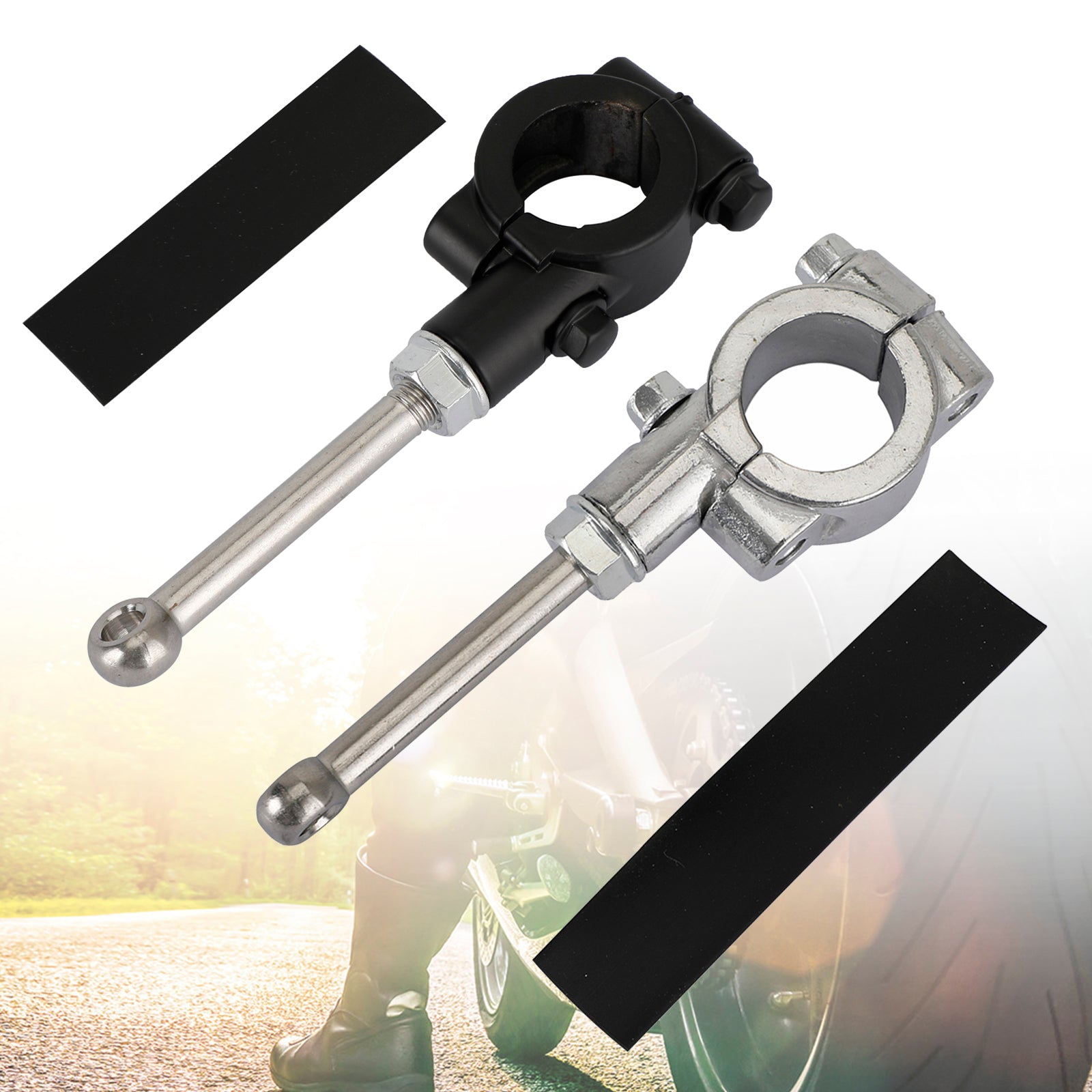 Universal Motorrad Ständer Kickstand Extension Kit 20-23MM Scooter Support Tool