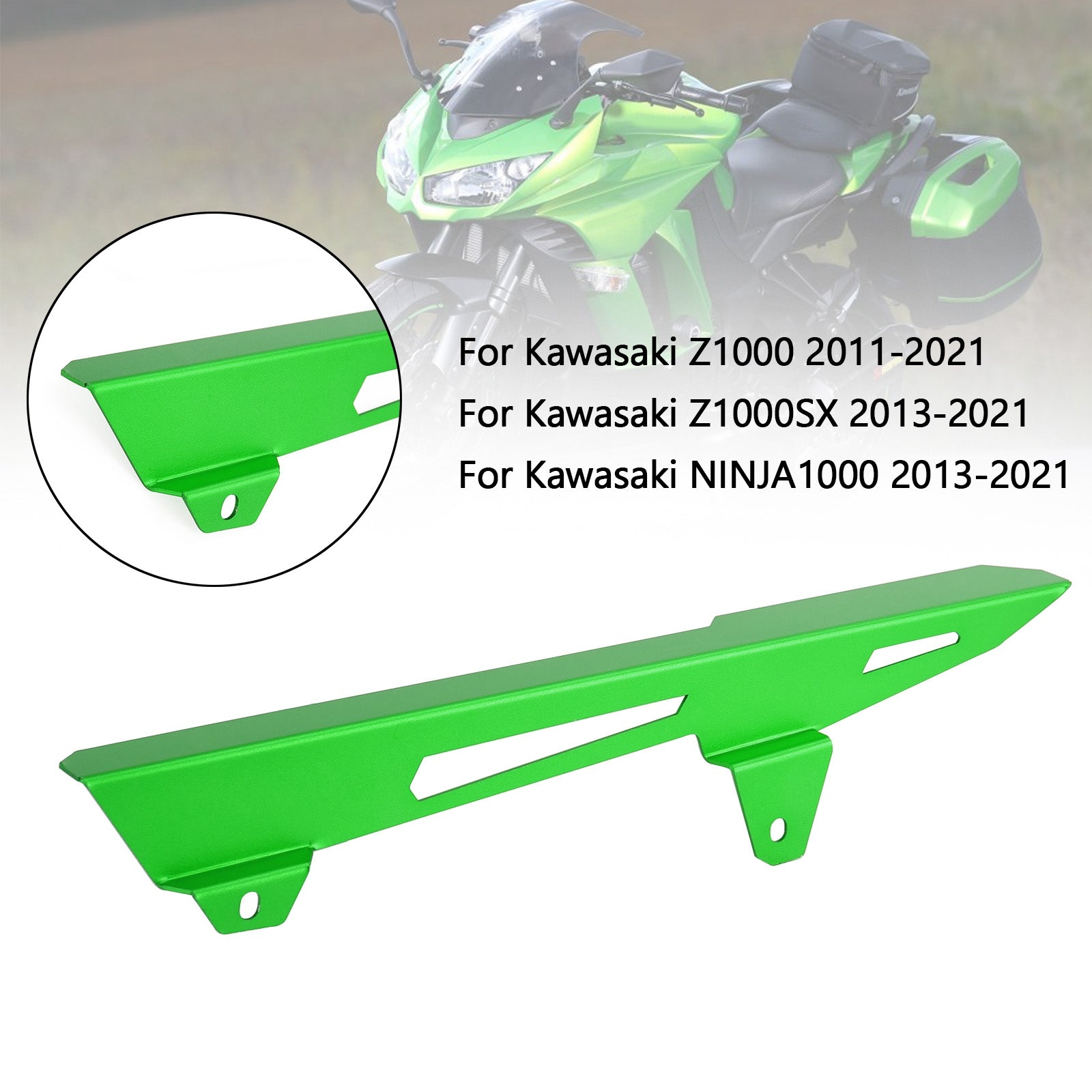 スプロケットチェーンガードカバー Kawasaki Z1000SX 忍者 1000 Z1000 11-21