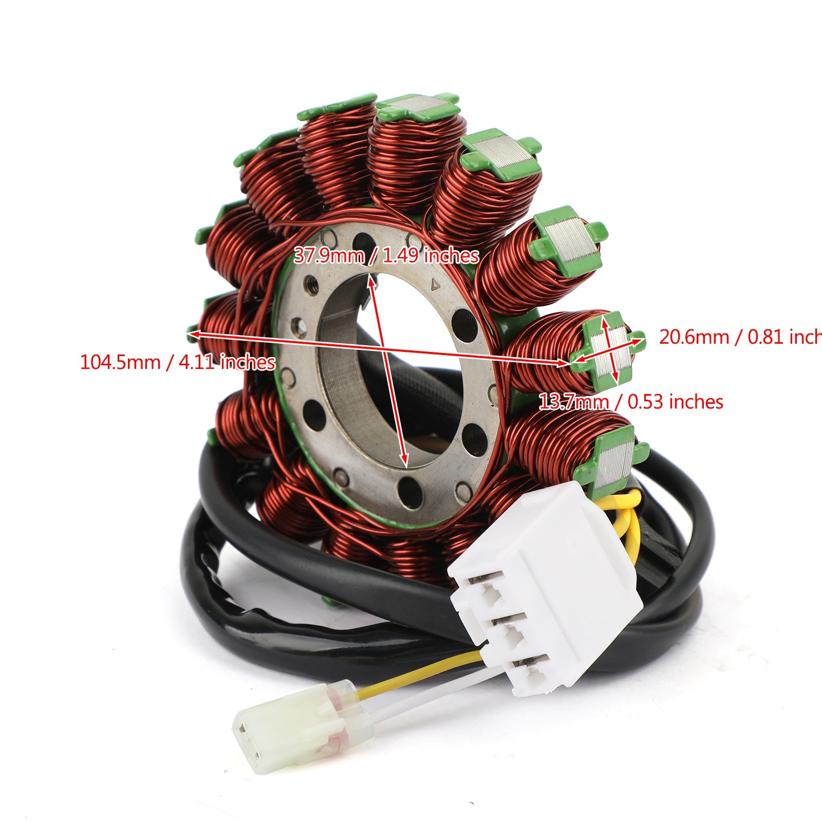 Stator d'alternateur adapté pour Honda CBR 1000 RR RA9 ABS Fireblade 2009 31120-MFL-D01 via fedex