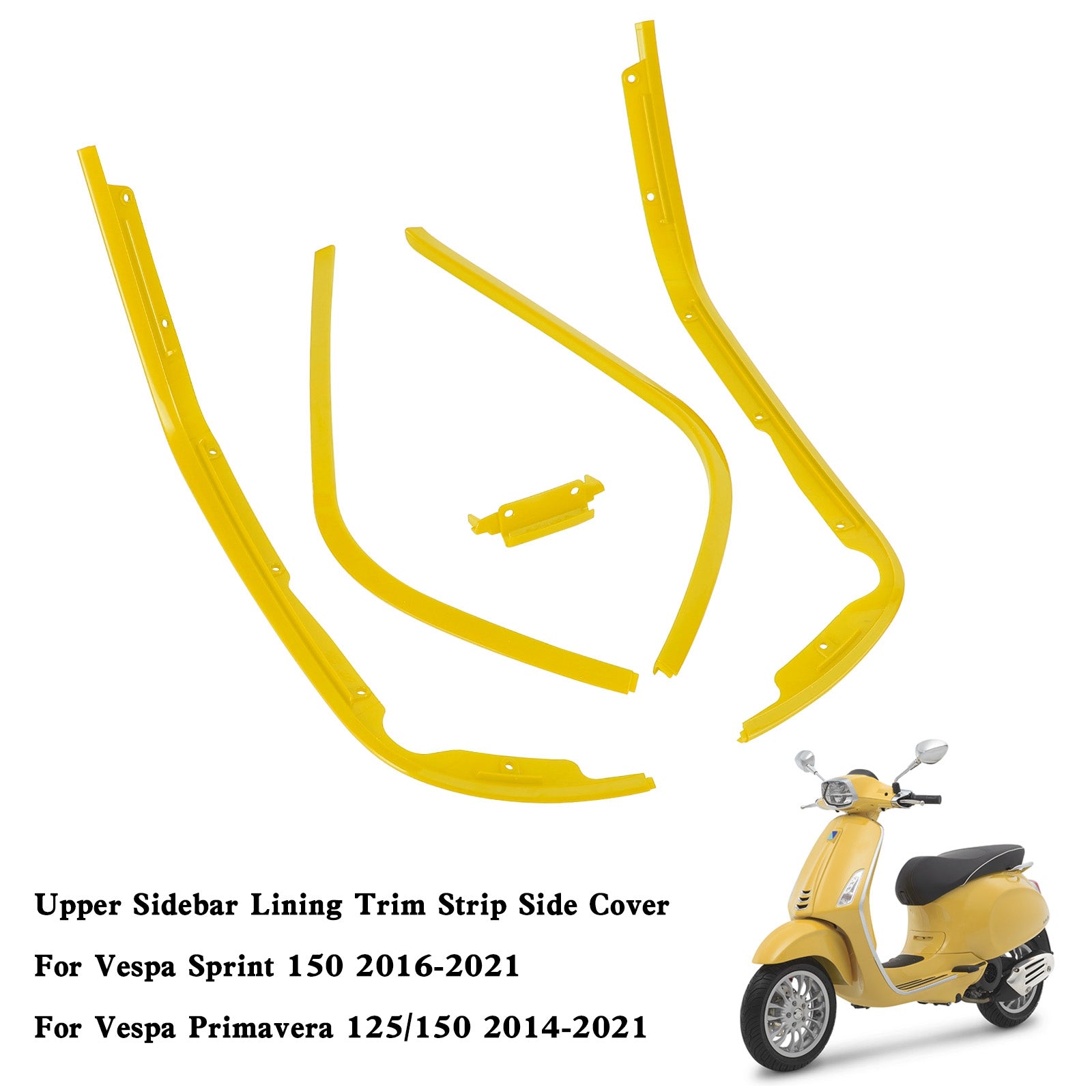 Upper Sidebar Lining Trim Strip Side Cover For Sprint 150 Primavera 125 150