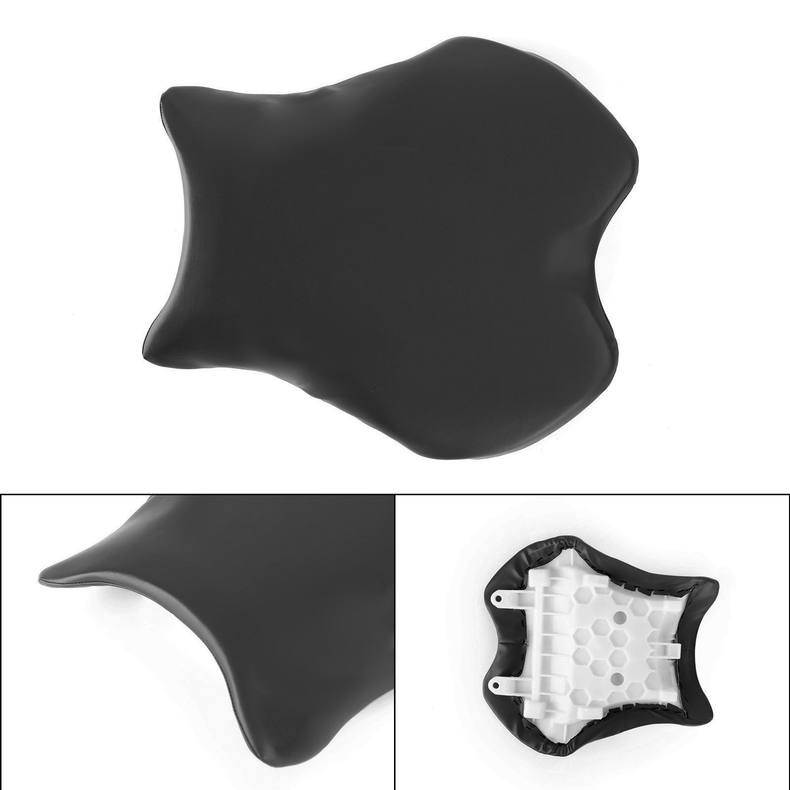 Coussin de pilote de siège conducteur avant adapté pour Yamaha Yzf-R6 Yzf R6 17-20 18 19 rouge générique