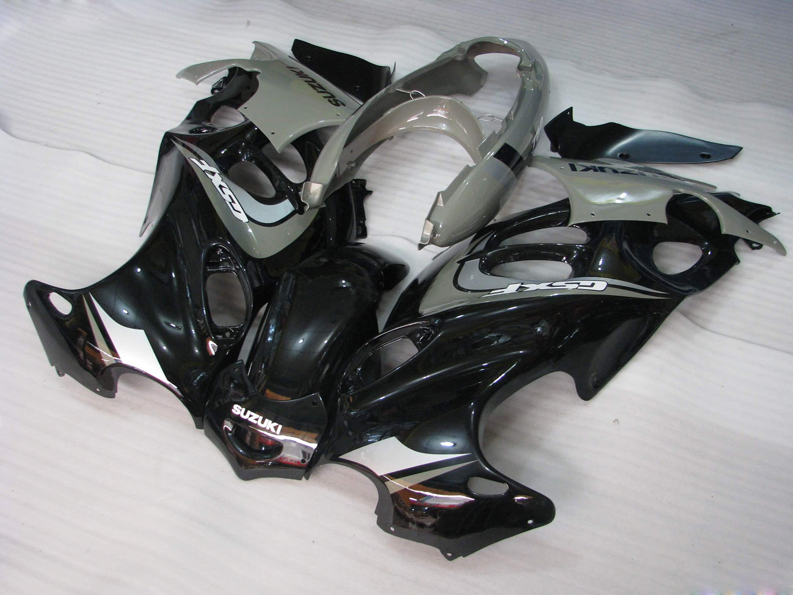 Amotopart 1998-2006 Suzuki Katana GSXF600/750 Fairing Grey&Black Kit