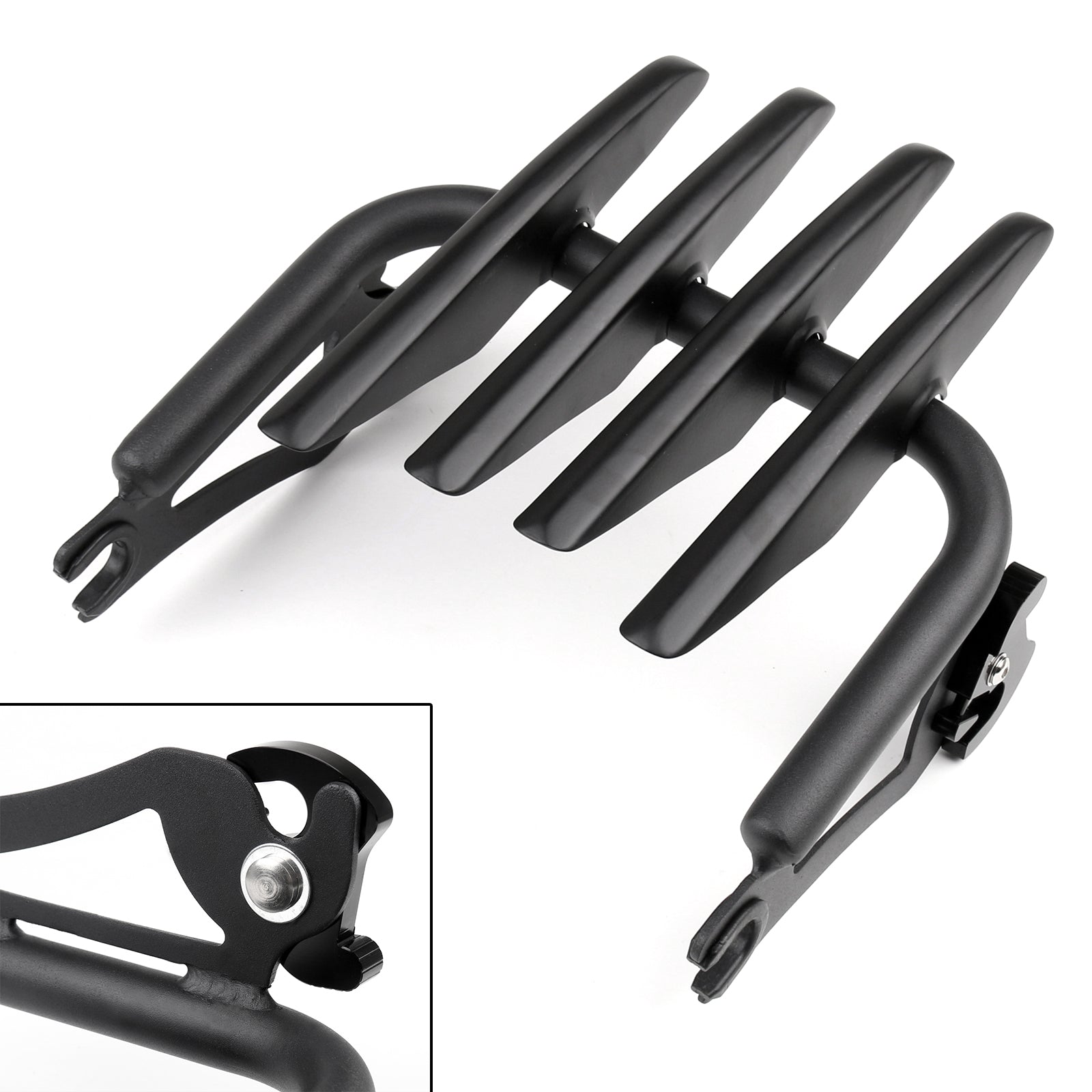 Detachable Stealth Luggage Rack For Touring FLHX FLHR FLHT FLTR 09+ BLK Generic FedEx Express Shipping