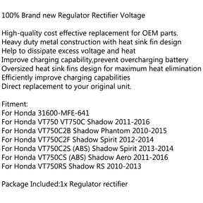 Spannungsreglergleichrichter für Honda 31600-MFE-641 VT750 VT750C Shadow RS