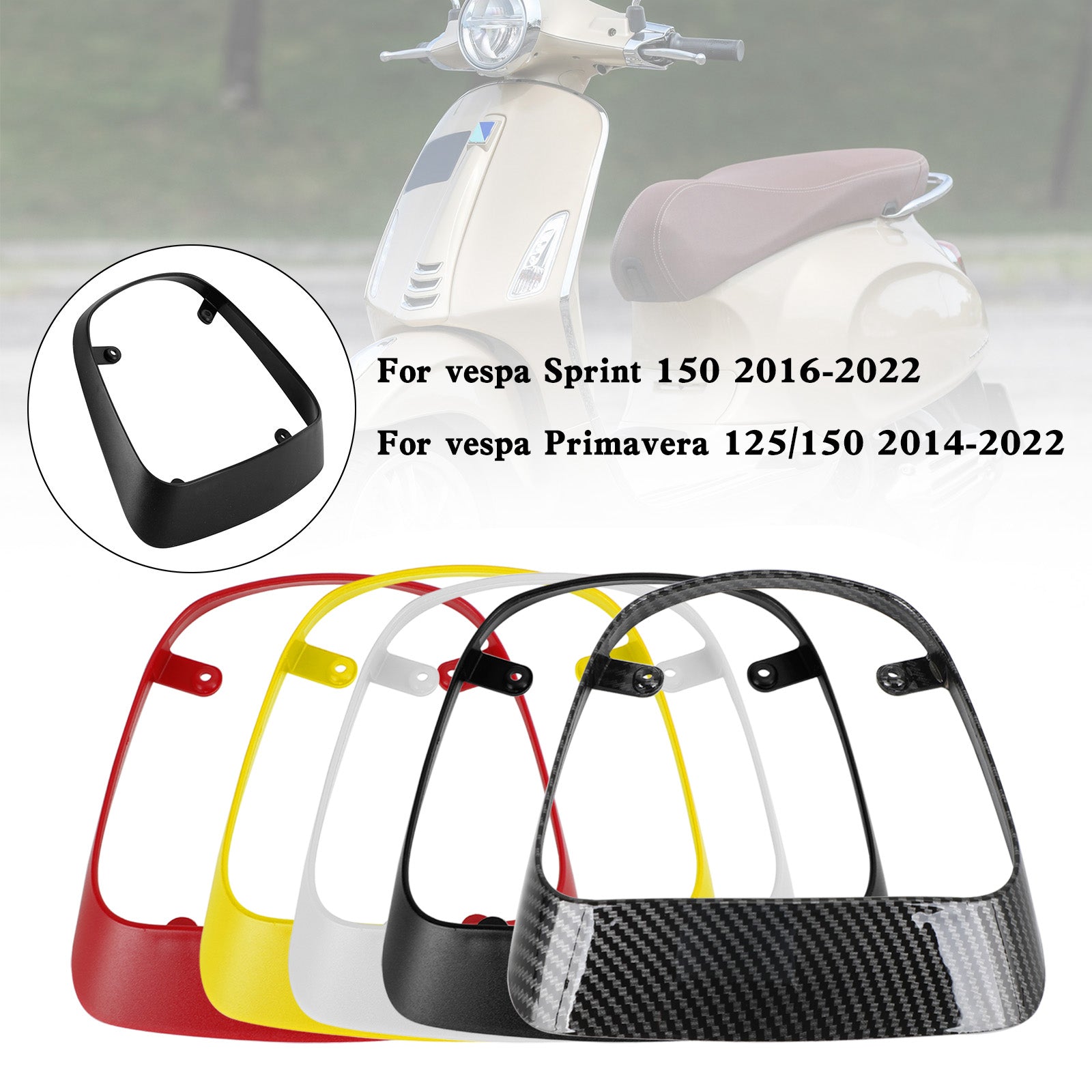 テールライトカバー リアランプガード Sprint Primavera 125/150 2014-2022用