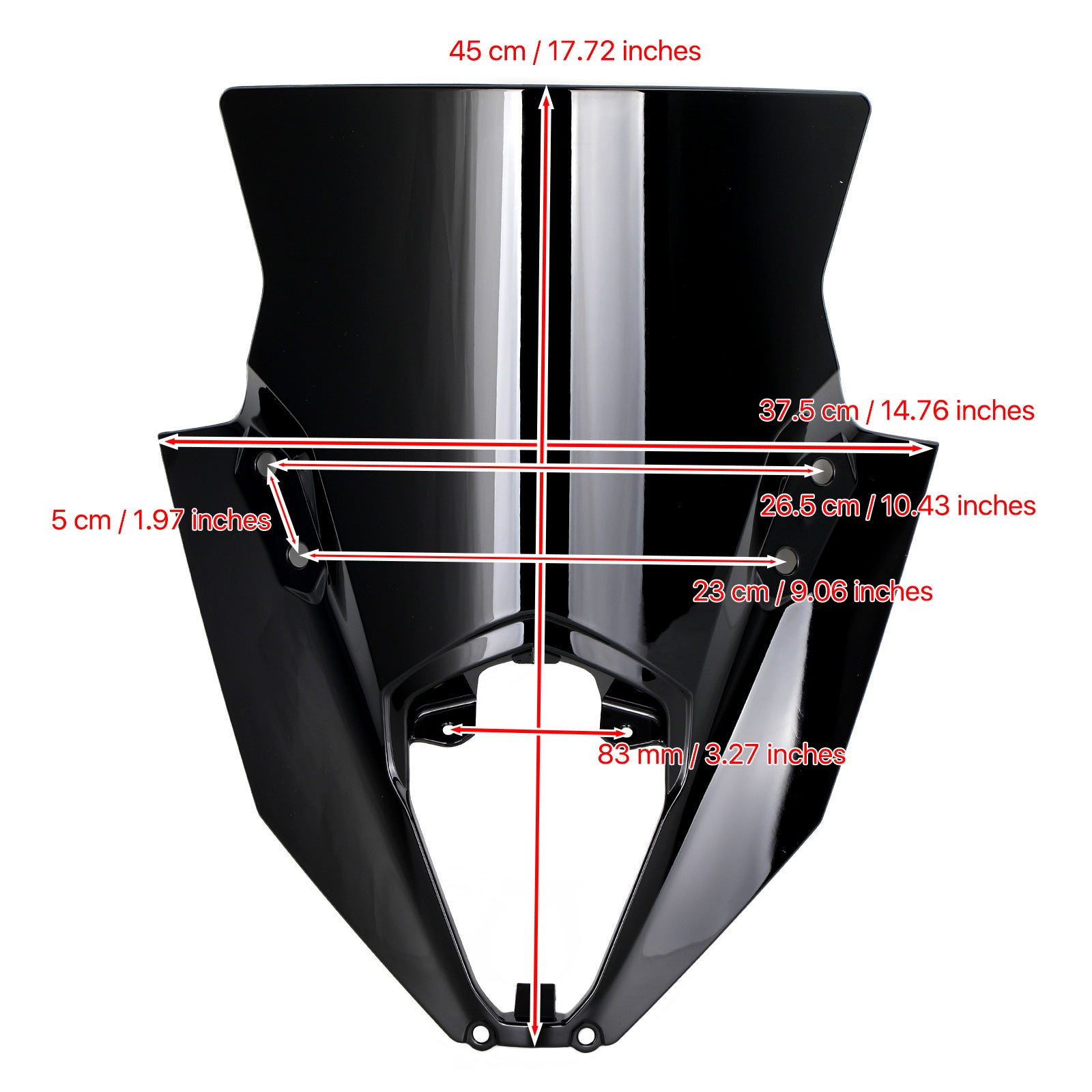 Kawasaki NINJA 650 ER6F 2020-2022 Pare-Brise Générique