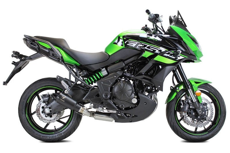 Kit de carénage Amotopart 2015-2021 Kawasaki Versys 650 noir vert