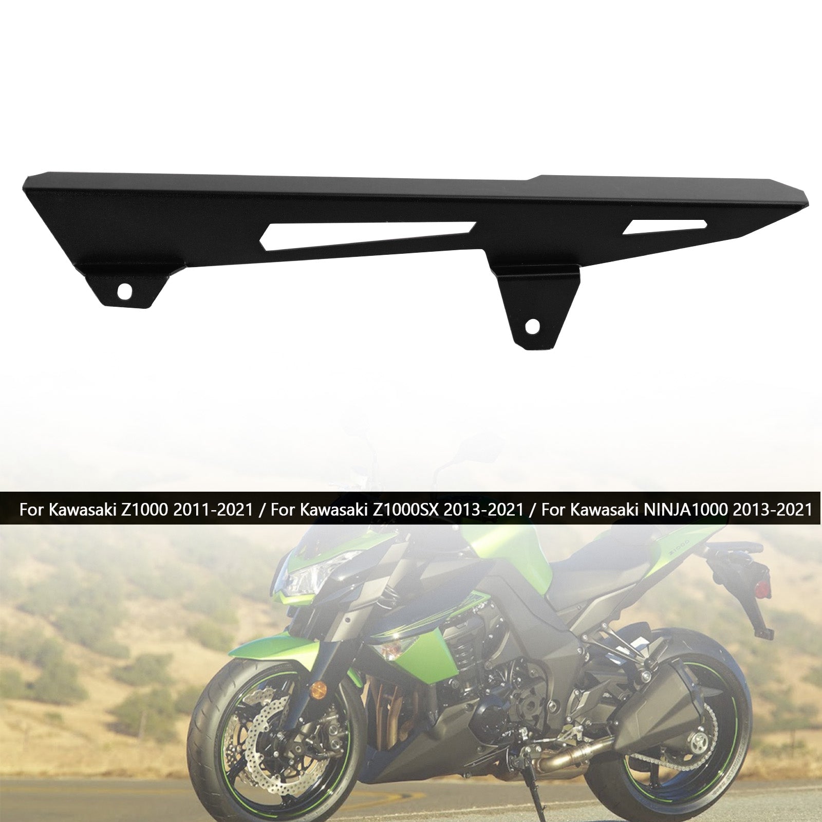 Couvercle de protection de chaîne de pignon pour Kawasaki Z1000SX NINJA 1000 Z1000 11-21