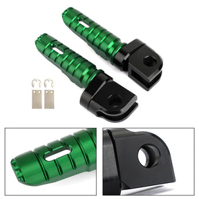 Reposapiés delanteros para KAWASAKI Z300 Z400 Z800 Z650 Z900 Z1000 NINJA 650 Verde