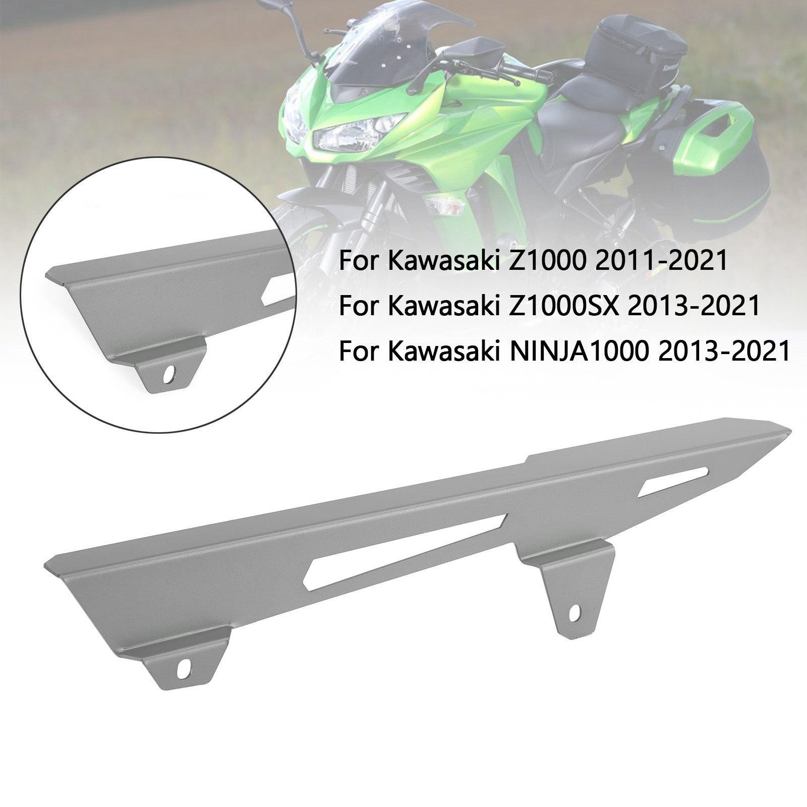 スプロケットチェーンガードカバー Kawasaki Z1000SX 忍者 1000 Z1000 11-21