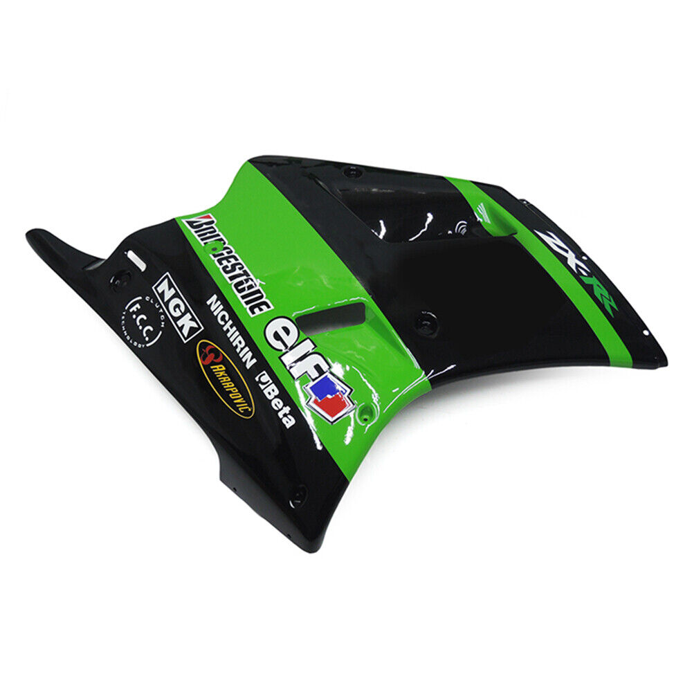 Amotopart 1989-1990 Kawasaki ZXR250 Fairing Black&Green Kit