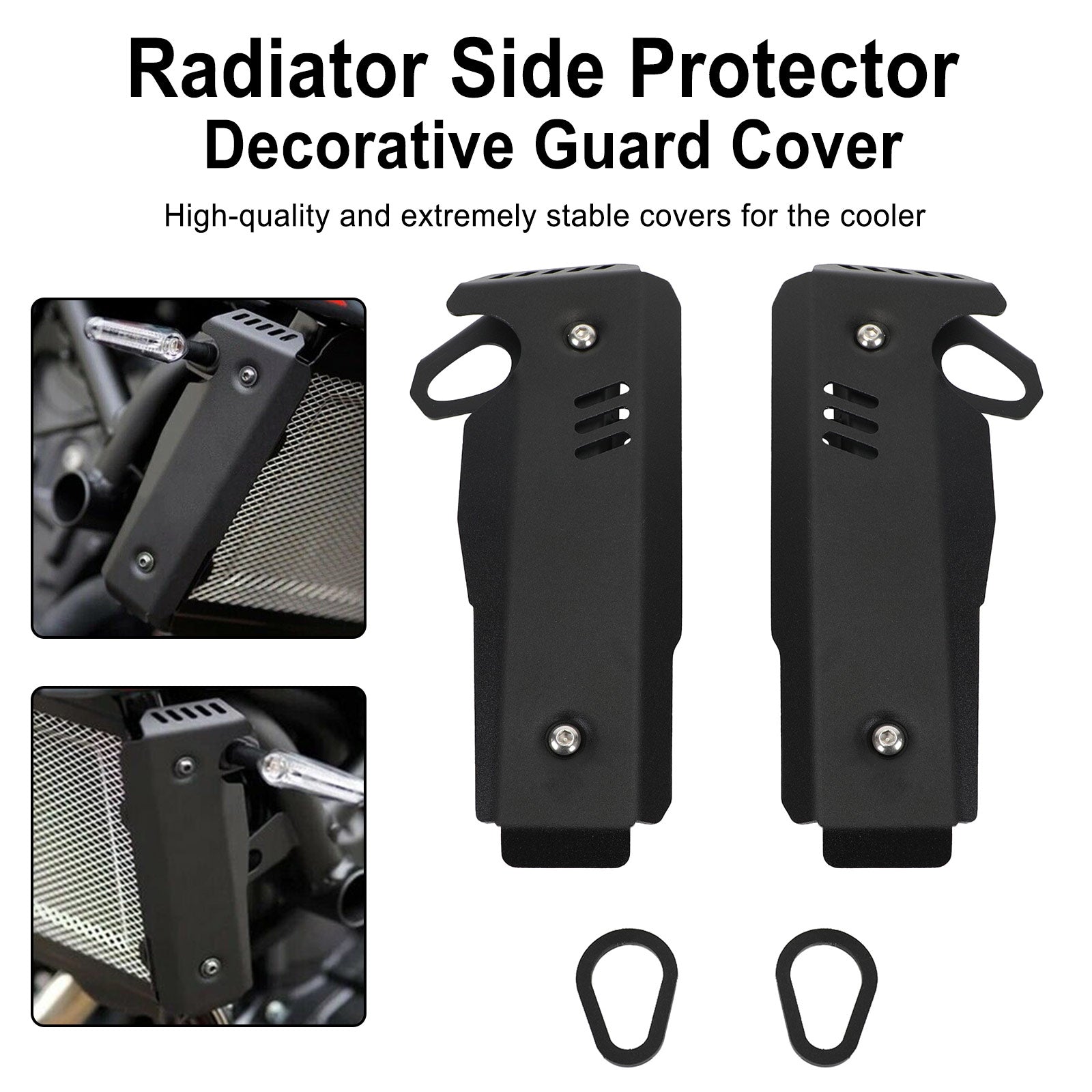 Copertura della protezione della protezione laterale del radiatore per Yamaha MT-07 FZ-07 2021-2022 Generico