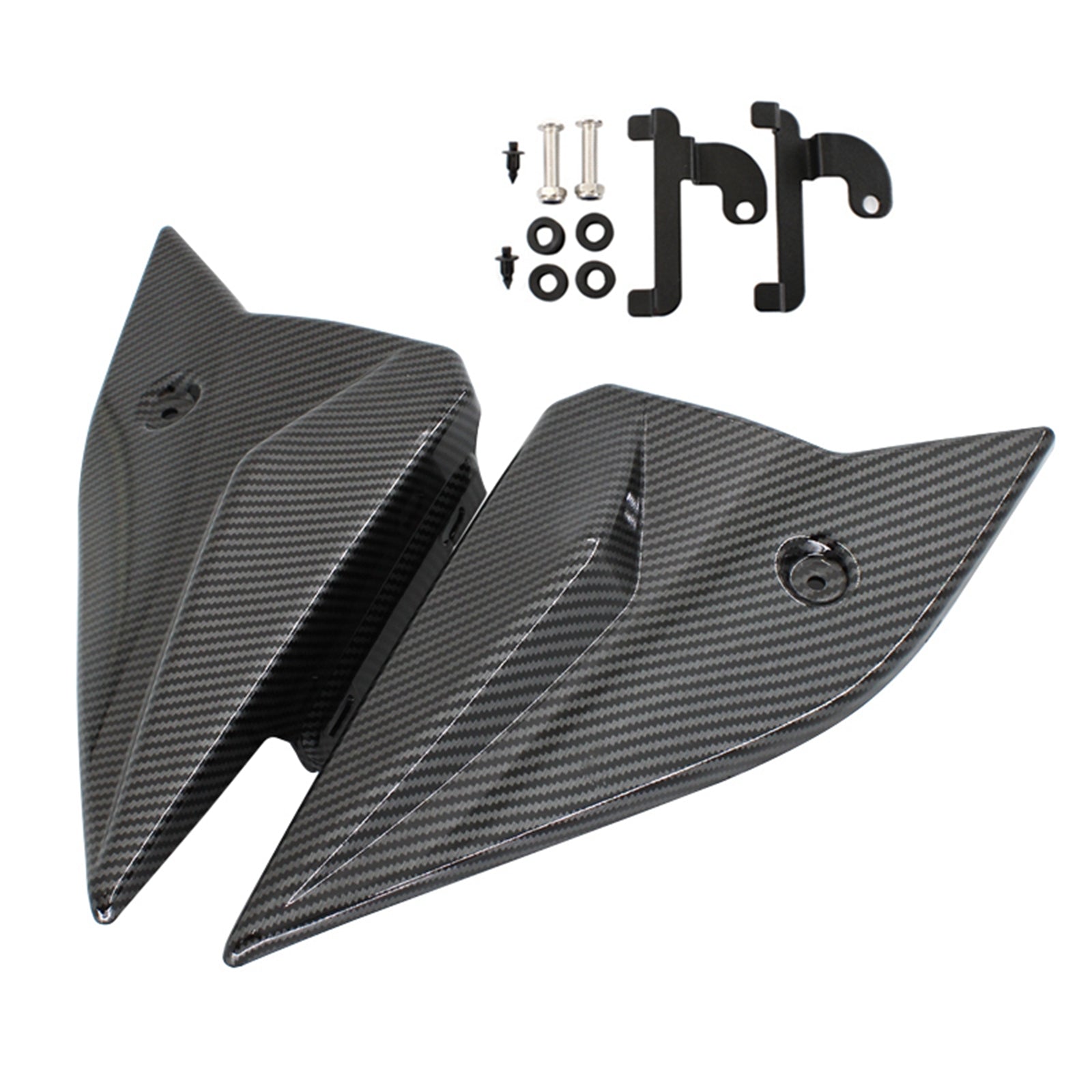 ABS Plastic Side Panels Cover Fairing Cowl For Yamaha MT-09 FZ09 2014-2022 Carbon Generic