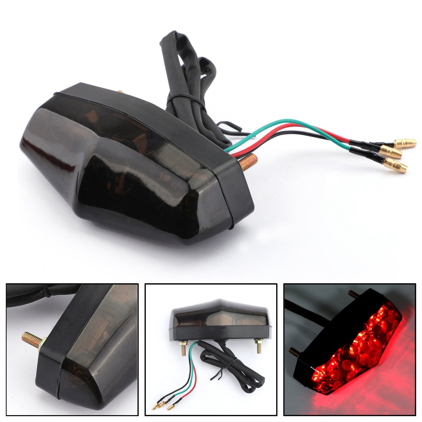 Universal ABS LED Smoke 12V Brake Stop Running Rear Tail Light Lamp SmokeVehicle Parts &amp; Accessories, Car Parts, External Lights &amp; Indicators!