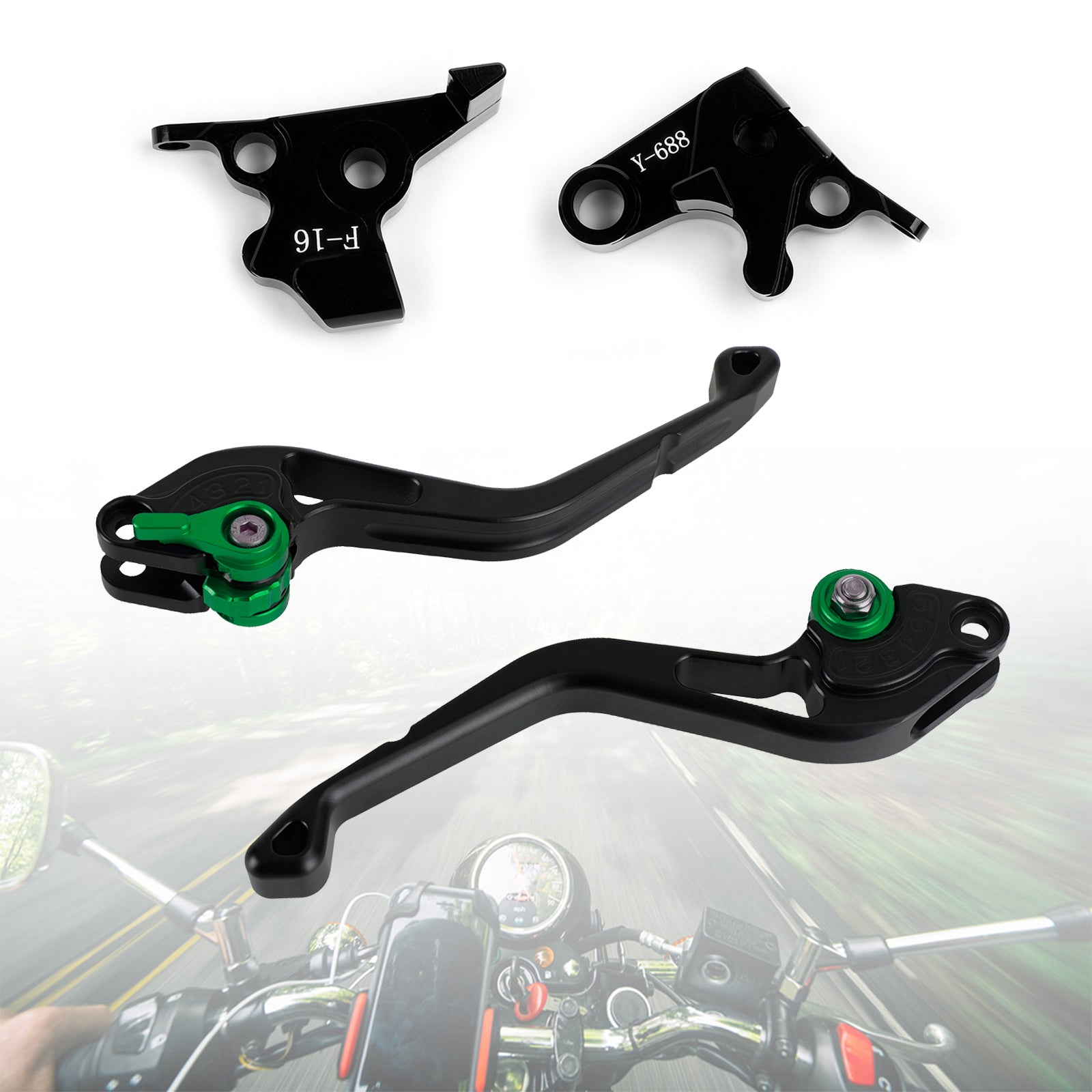 Nouveau levier de frein d'embrayage court adapté pour Yamaha FZ6 FAZER FZ6R XSR 700 900 ABS