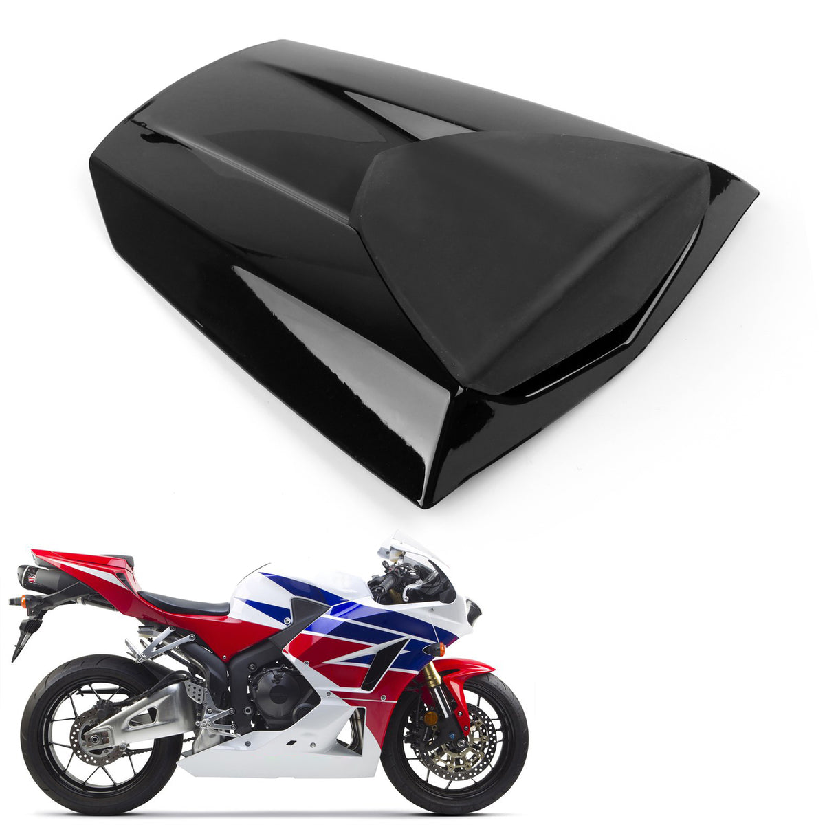 13-24 Honda CBR600RR Housse de siège arrière noir