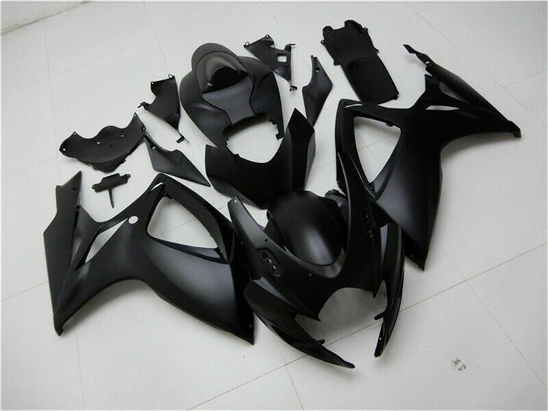 Amotopart 2006-2007 Suzuki GSXR 600/750 Fairing Matt Black Kit