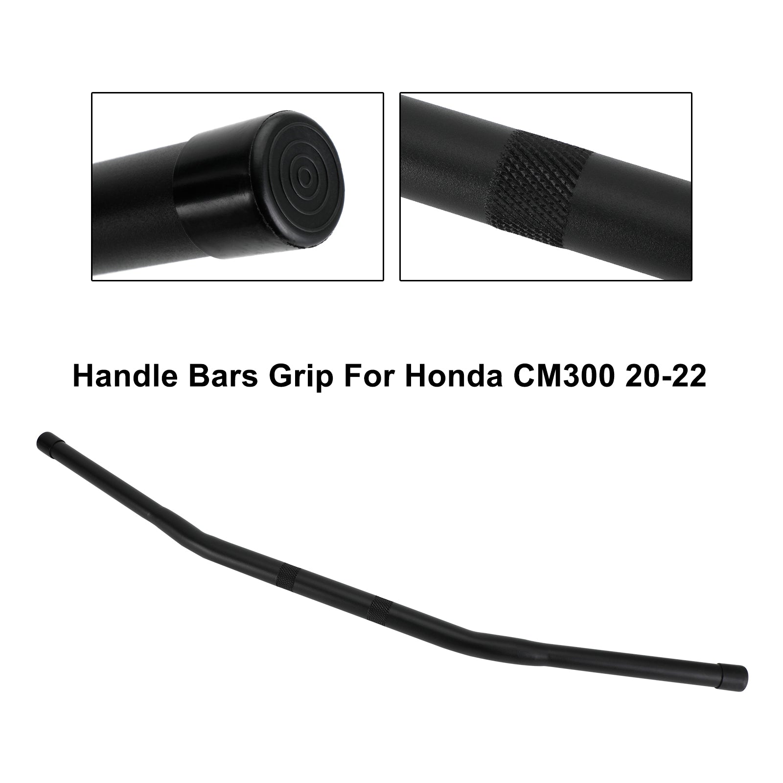 Universal Handle Bar Grips 7/8" 22Mm  Black For Honda Cm300 2020-2022 2021