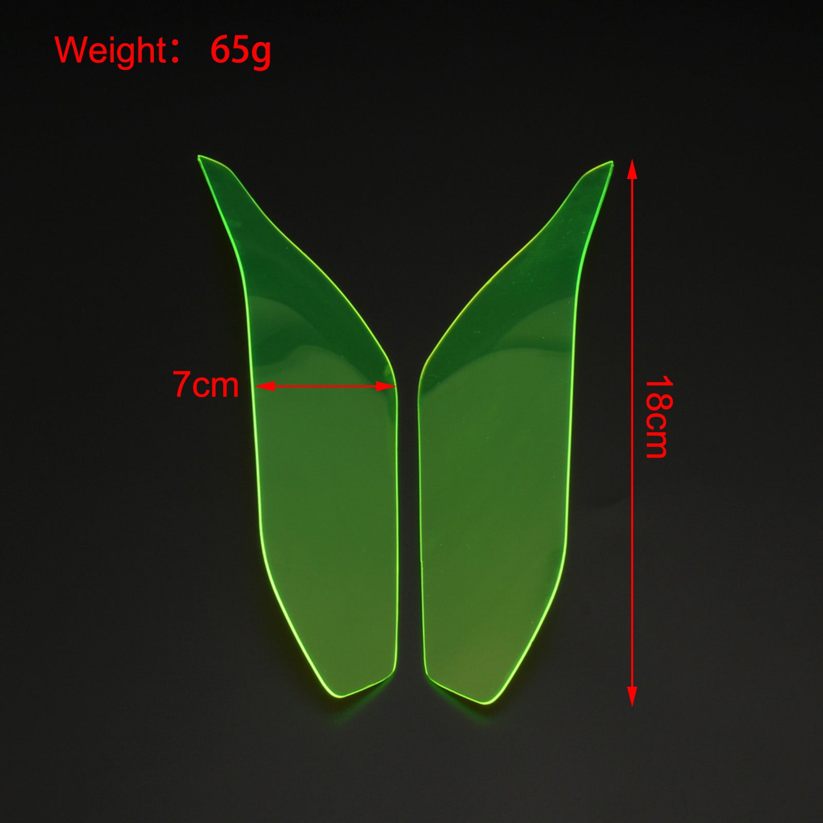 Couvercle de Protection de lentille de phare avant adapté à Honda x-adv 750 2017 – 2019, fumée générique