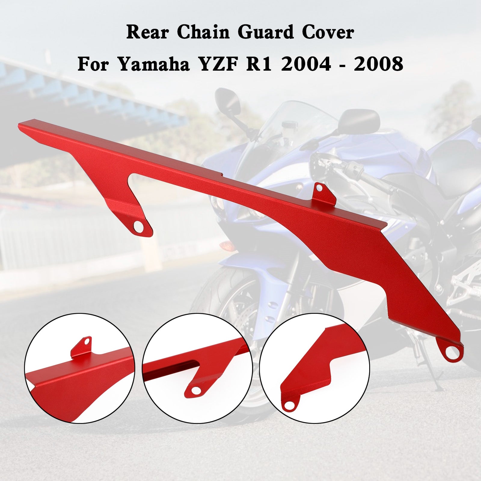 04-08 Yamaha YZF R1 Rear Sprocket Chain Guard Protector Cover