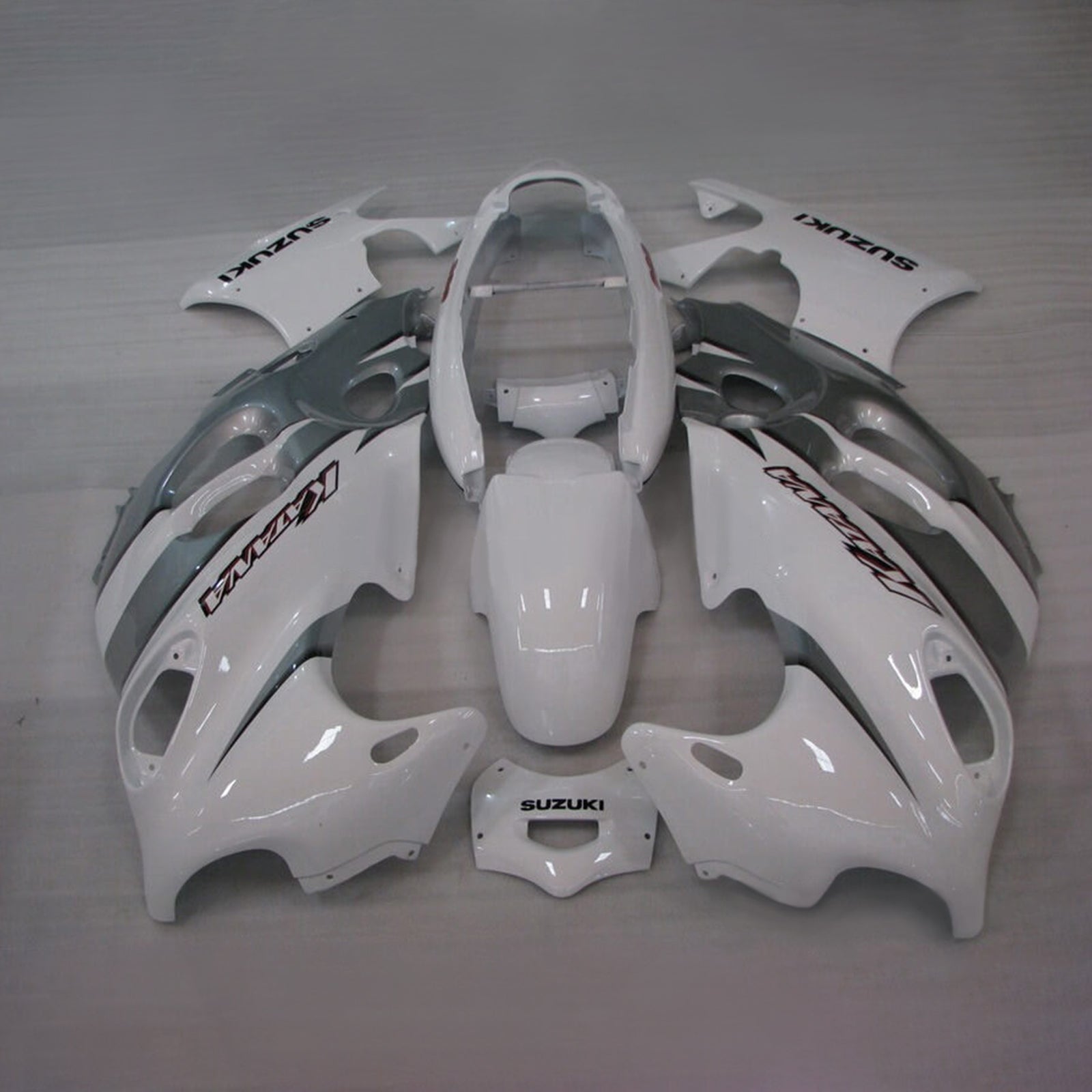 Amotopart Suzuki 1998-2006 Katana GSXF600/750 White Fairing Kit