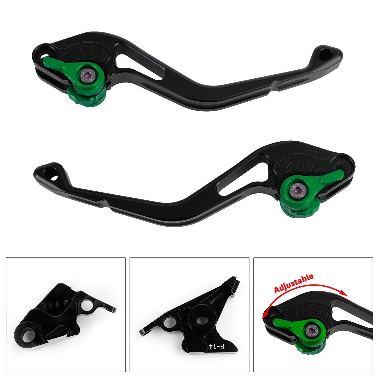 NEW Short Clutch Brake Lever fit for Kawasaki ZZR600 ZXR400 Z750S ZX9R ER-5