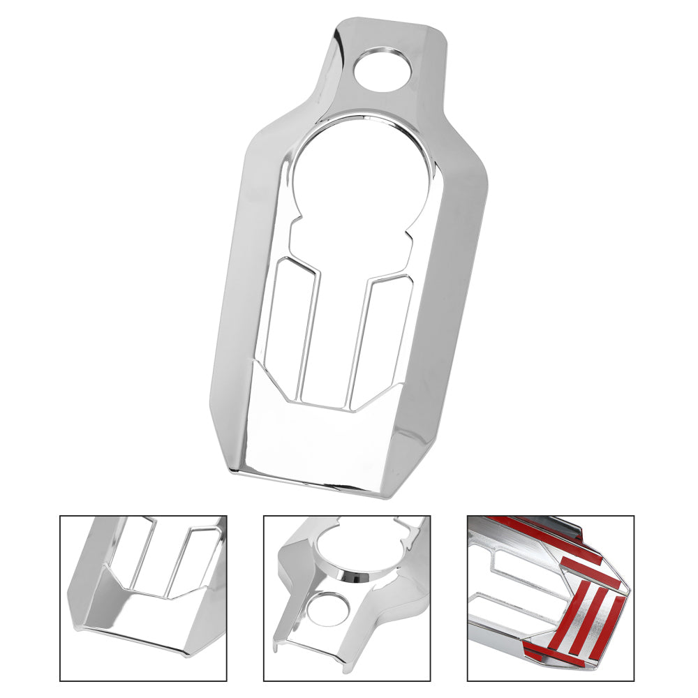 Cubierta del panel del interruptor de la consola central cromada para Honda Goldwing GL1800 2018-2020 genérico