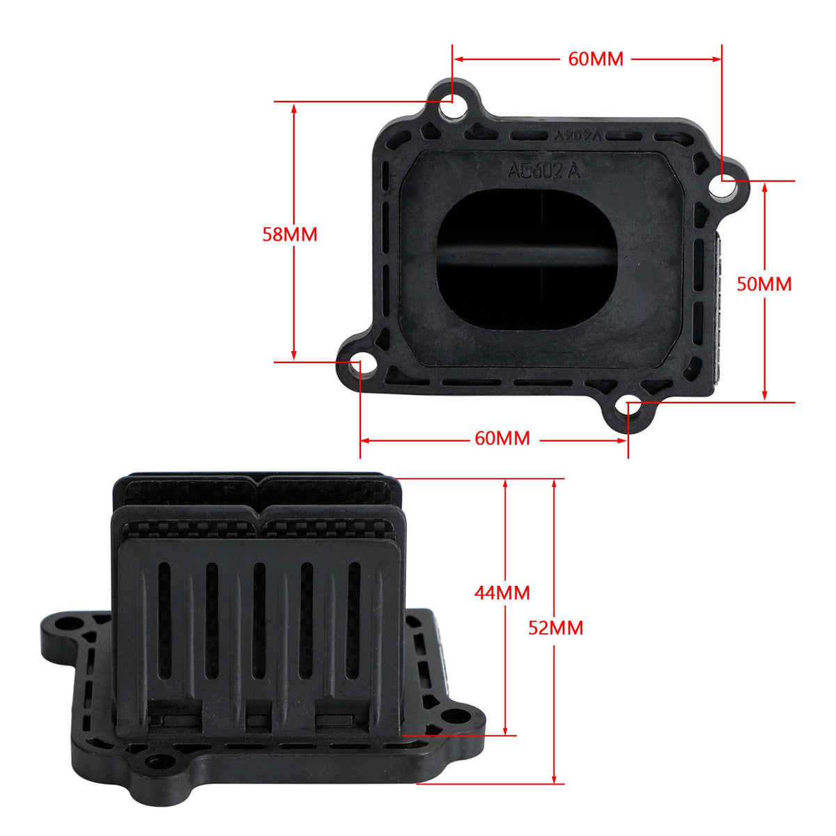 V4R04 Reed Valve Cage Block For Yamaha YZ125 2005-2020 Generic