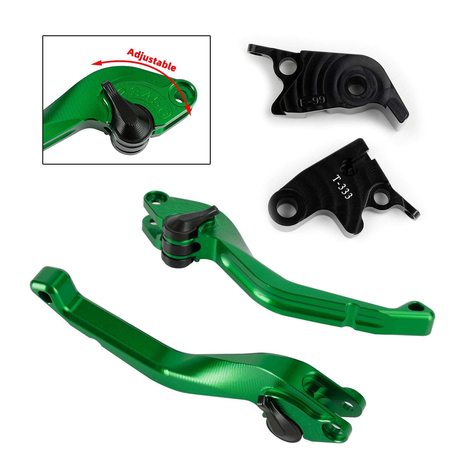 Palanca de freno de embrague corta CNC apta para DAYTONA 675 R SPEED TRIPLE R 1050