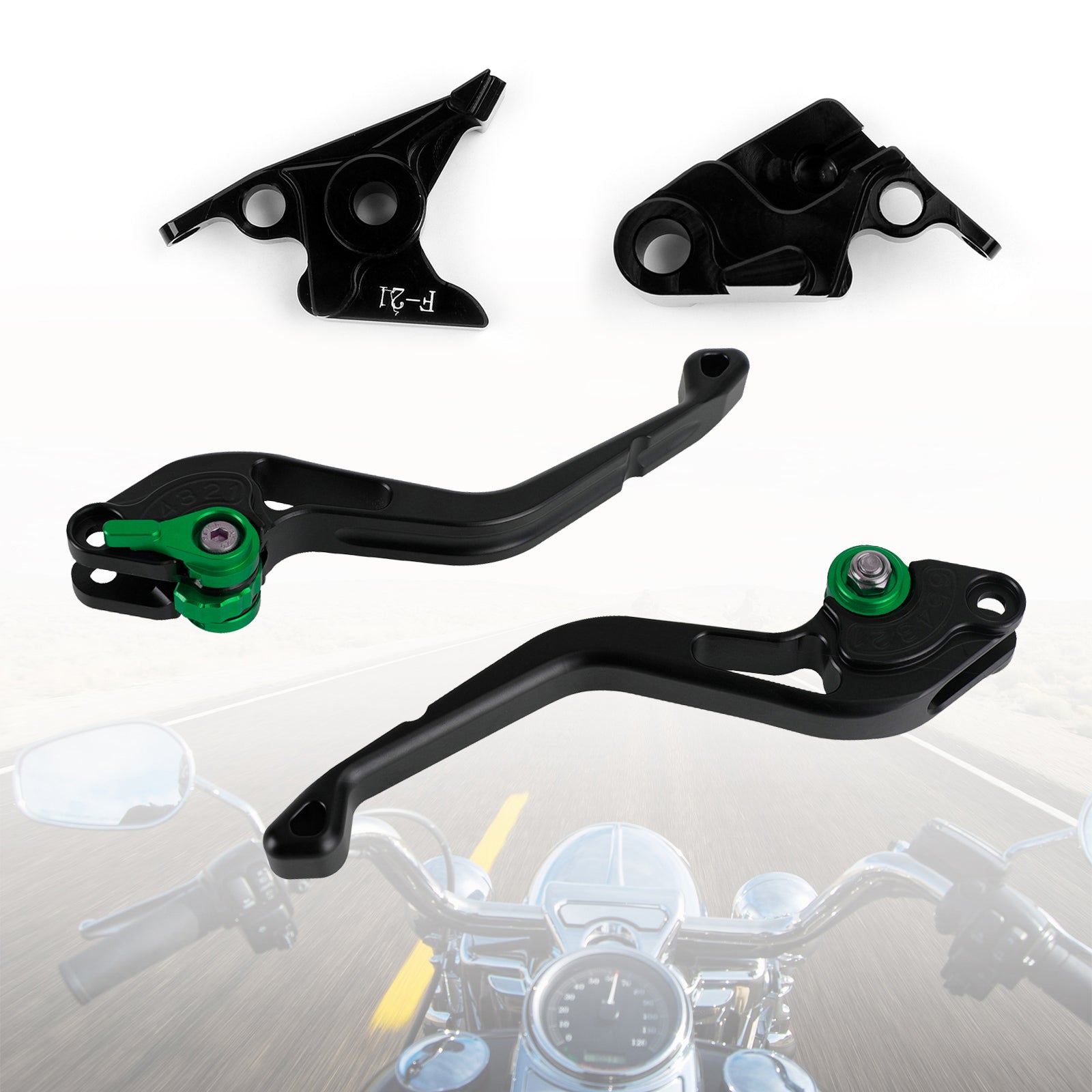 NUEVA palanca de freno de embrague corta para Kawasaki Z900 2017-2018