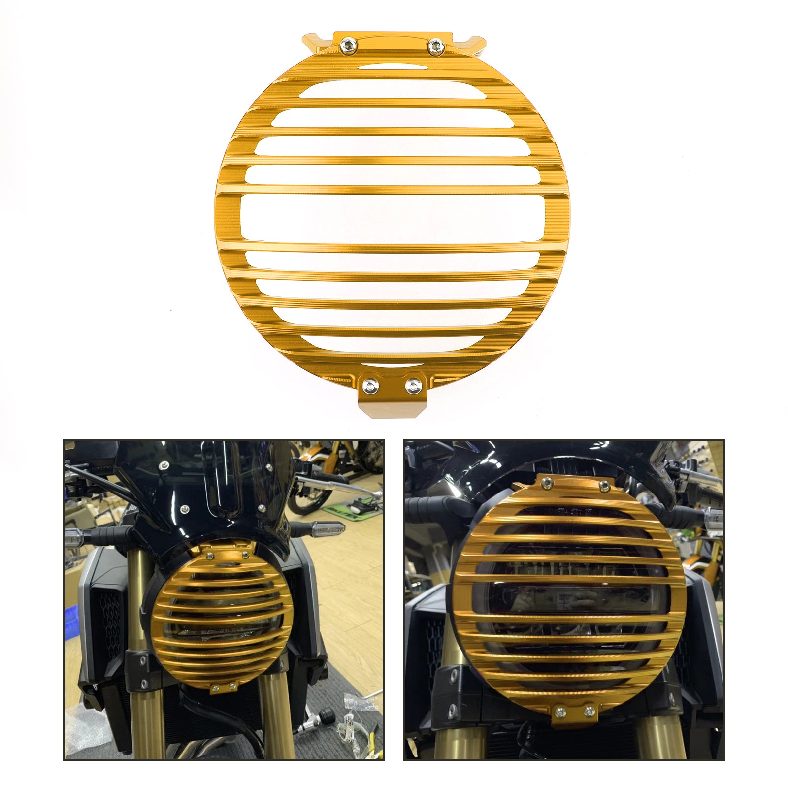 19-21 Honda CB650R CNC Scheinwerferschutz Grillschutz Abdeckung