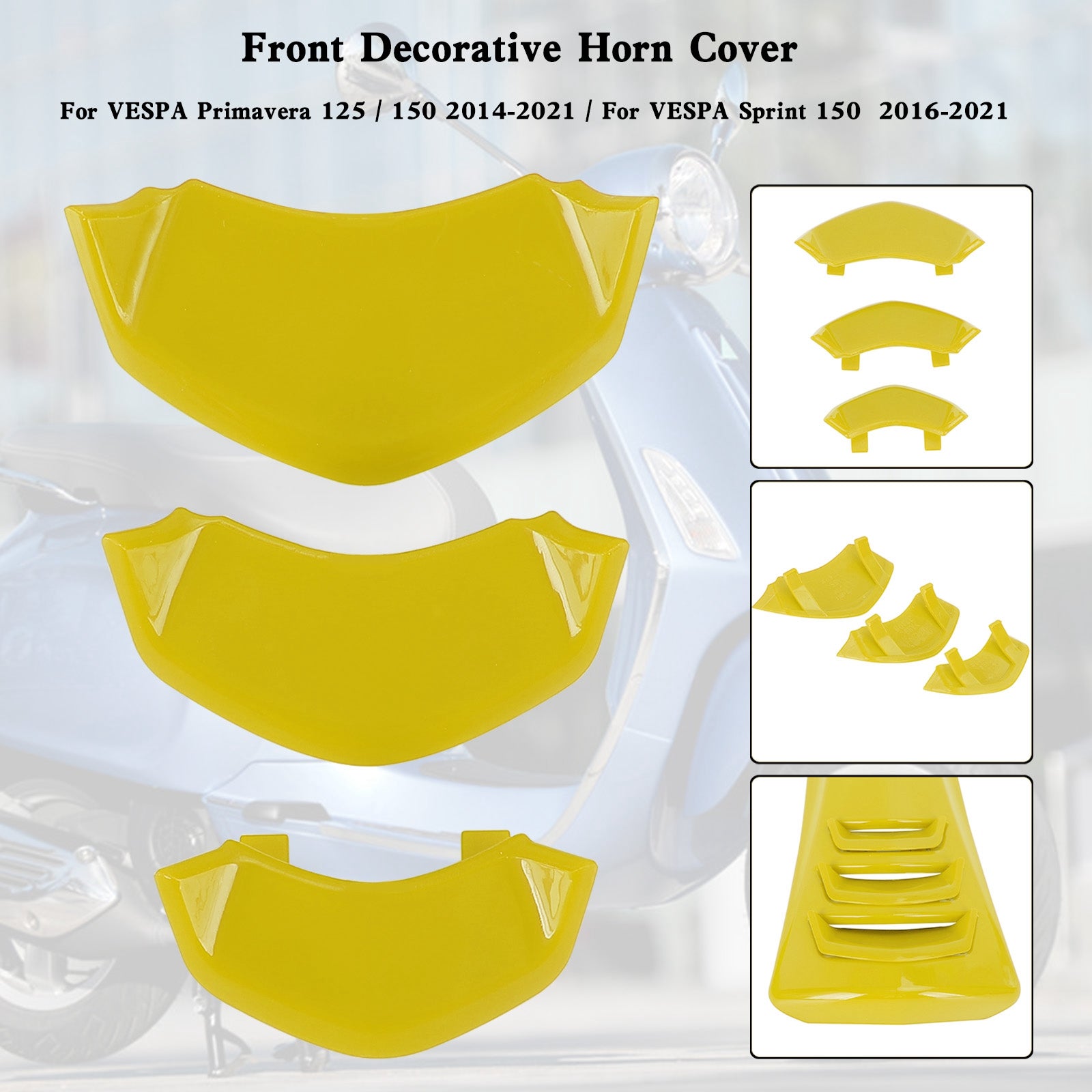 Front Decorative Horn Cover For VESPA Sprint Primavera 125/150 2014-2021