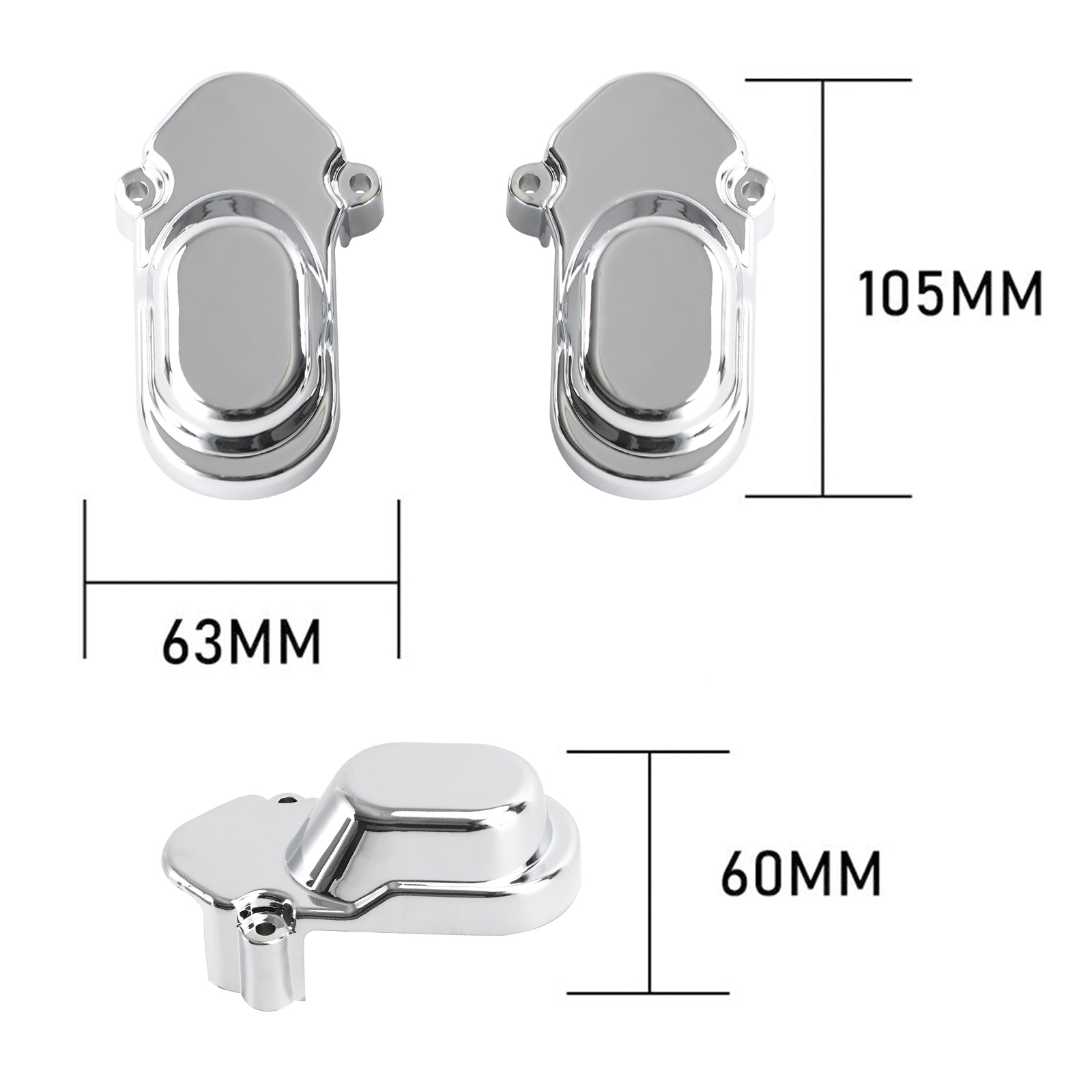 05-17 Sportster 1200 XL1200C 883 Chrom Generische Hinterachsabdeckung Mutter Bolzenkappe