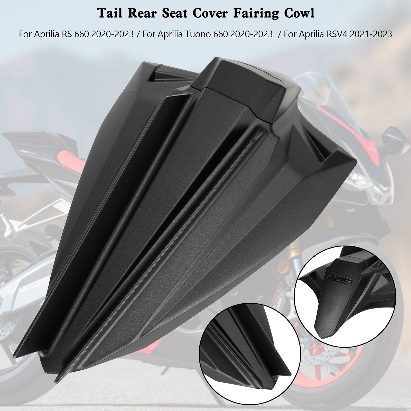 20-23 Aprilia RS 660 Tuono Rear Seat Cover Fairing Cowl
